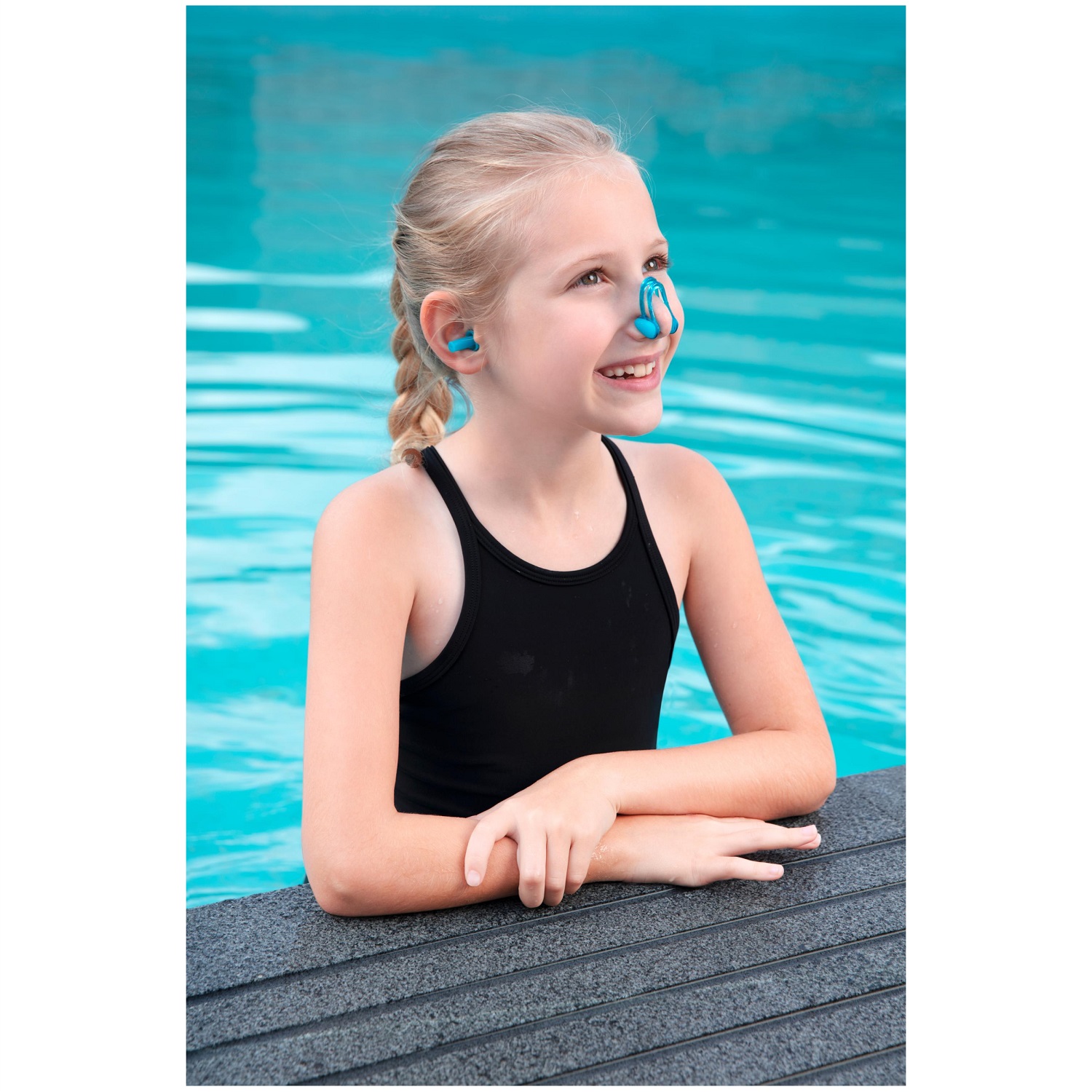 PINZA NARIZ NATACIÓN BESTWAY SILICONA + TAPONES OÍDOS - 3