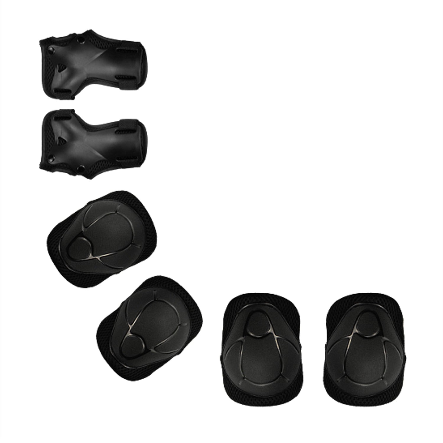 PACK RODILLERAS CODERAS Y MUÑEQUERAS KANGGU PRCM NEGRO - 2