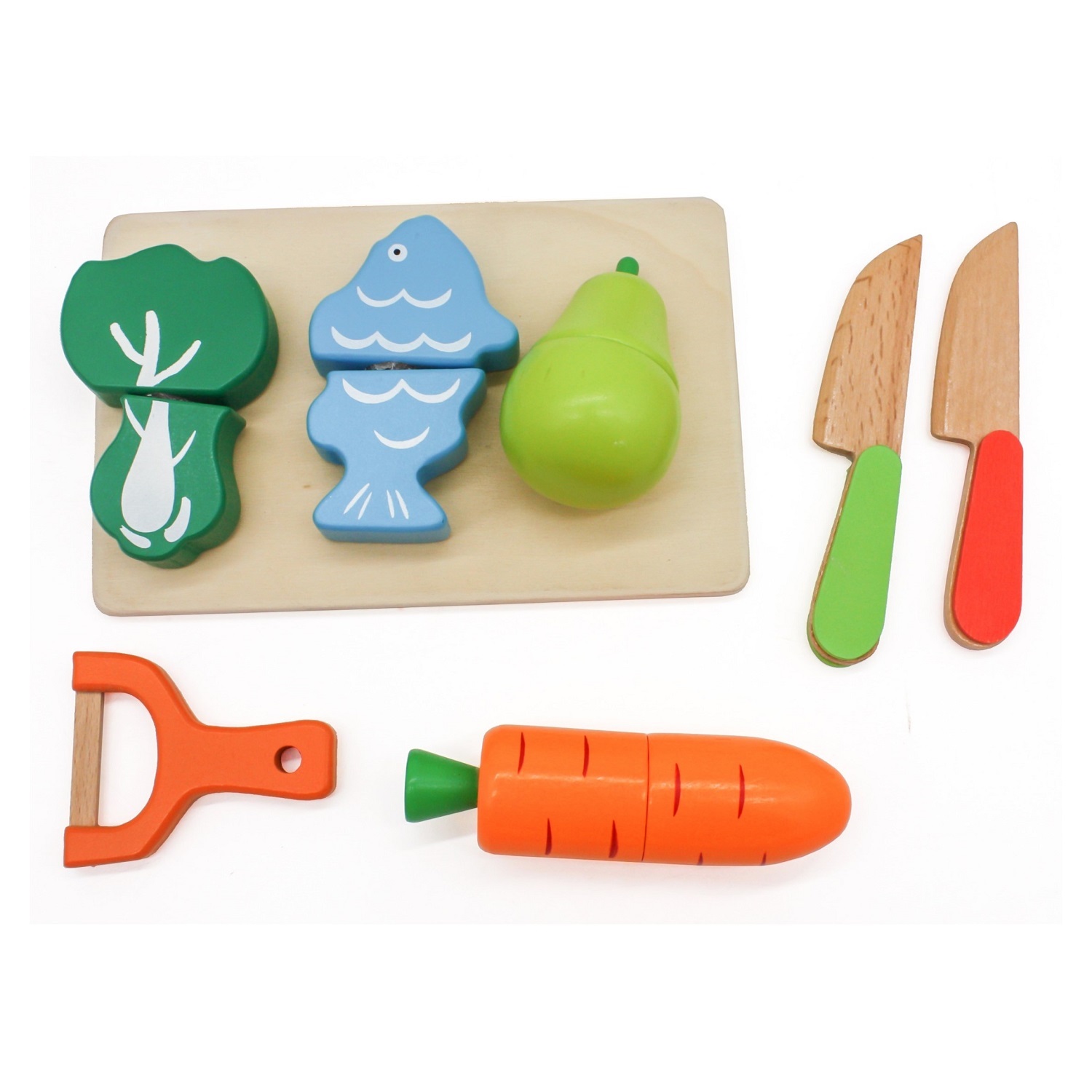 SET FRUTAS Y VERDURAS DIDÁCTICO - 2