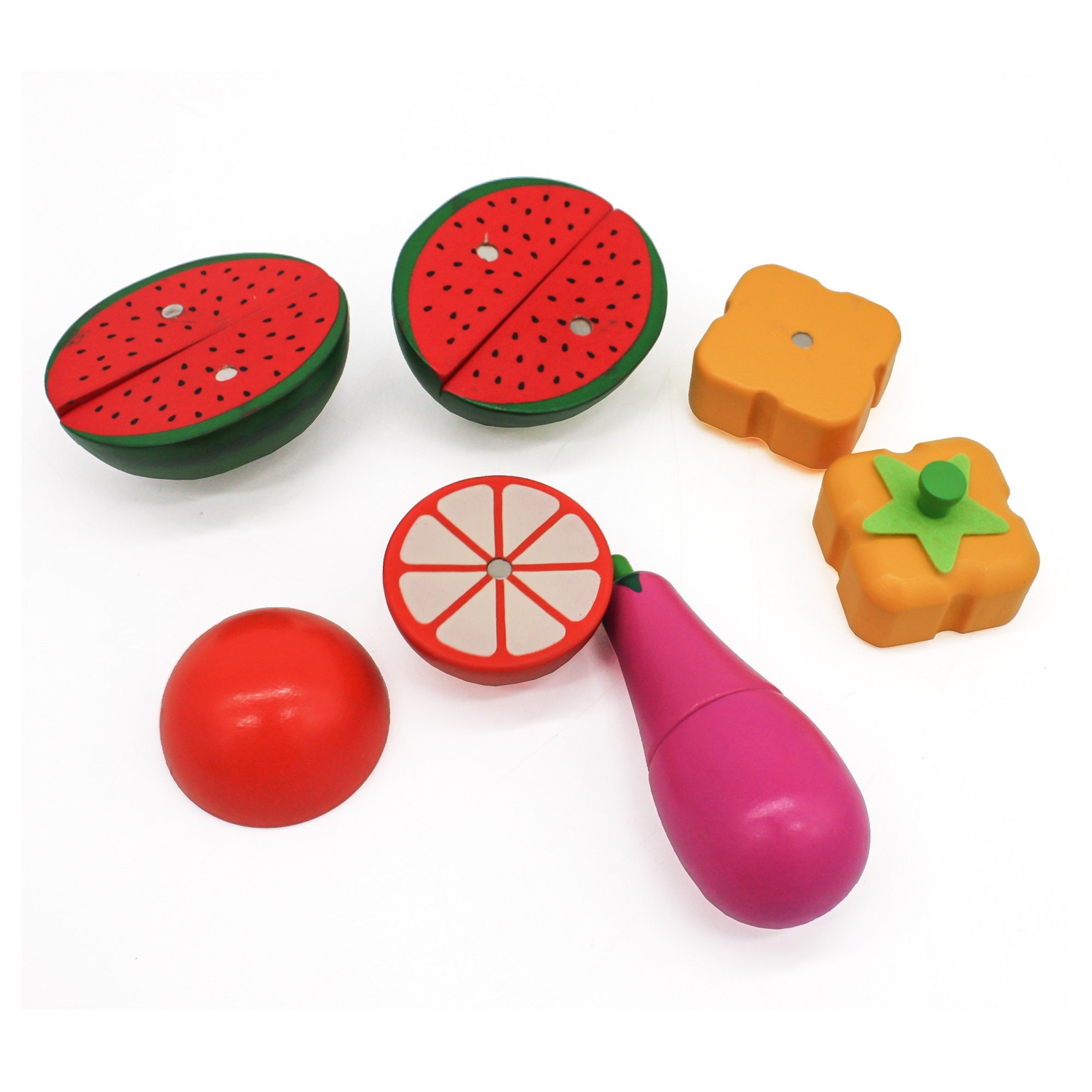 SET FRUTAS Y VERDURAS DIDÁCTICO - 4