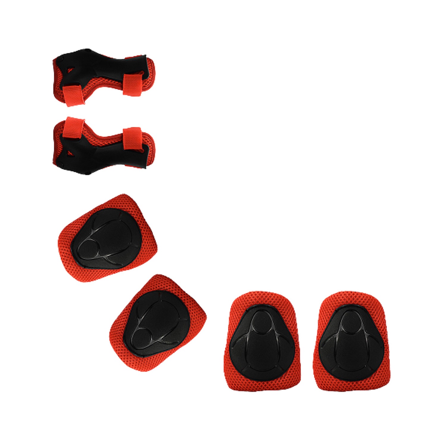 PACK RODILLERAS CODERAS Y MUÑEQUERAS KANGGU PRCM ROJO - 2