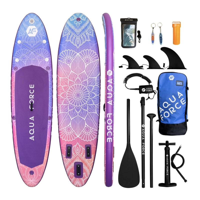 TABLA STAND UP PADDLE AQUA FORCE PVC BOARD 11'0'' AURA - 6
