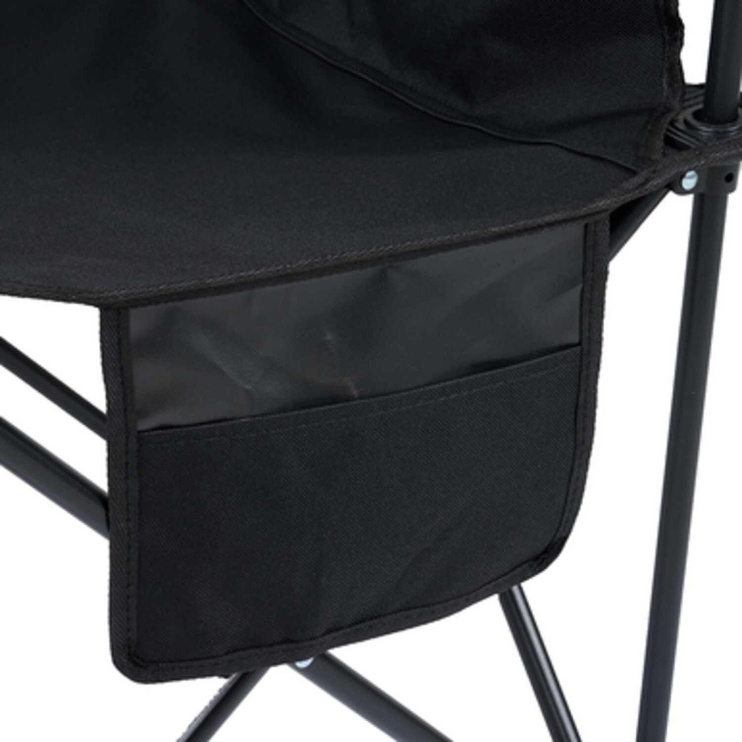 SILLA PLEGABLE CAMPING CON APOYA BRAZOS NEGRO - 5