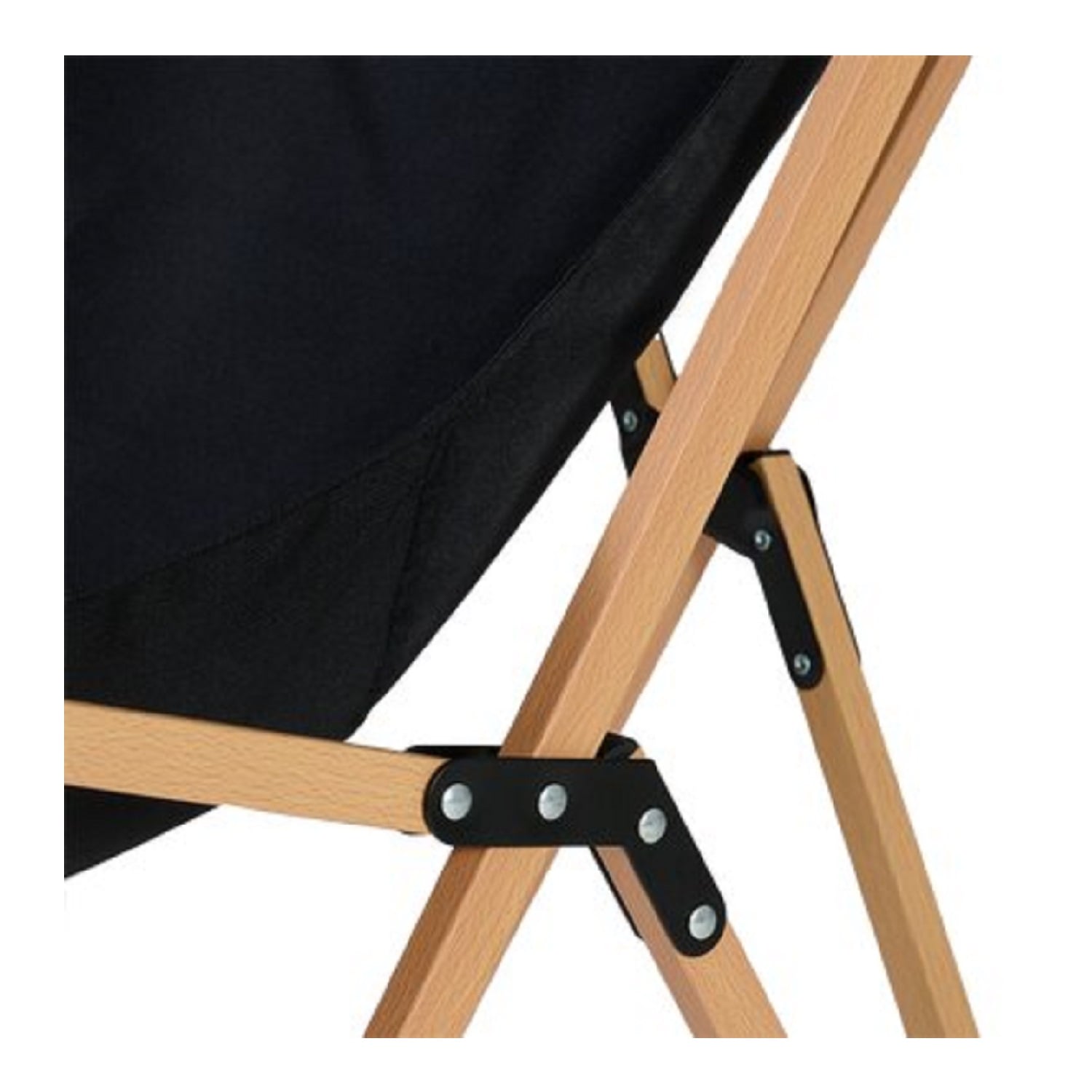 SILLA PLEGABLE CAMPING LICANRAY NEGRO - 5