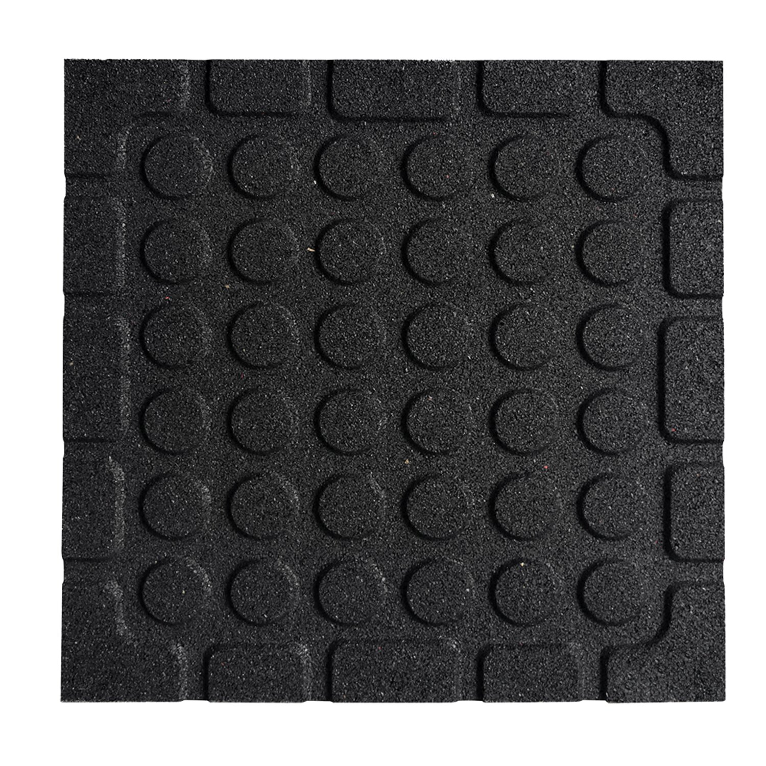PISO DE CAUCHO GYM 50 X 50 X 2,5 CM - 5