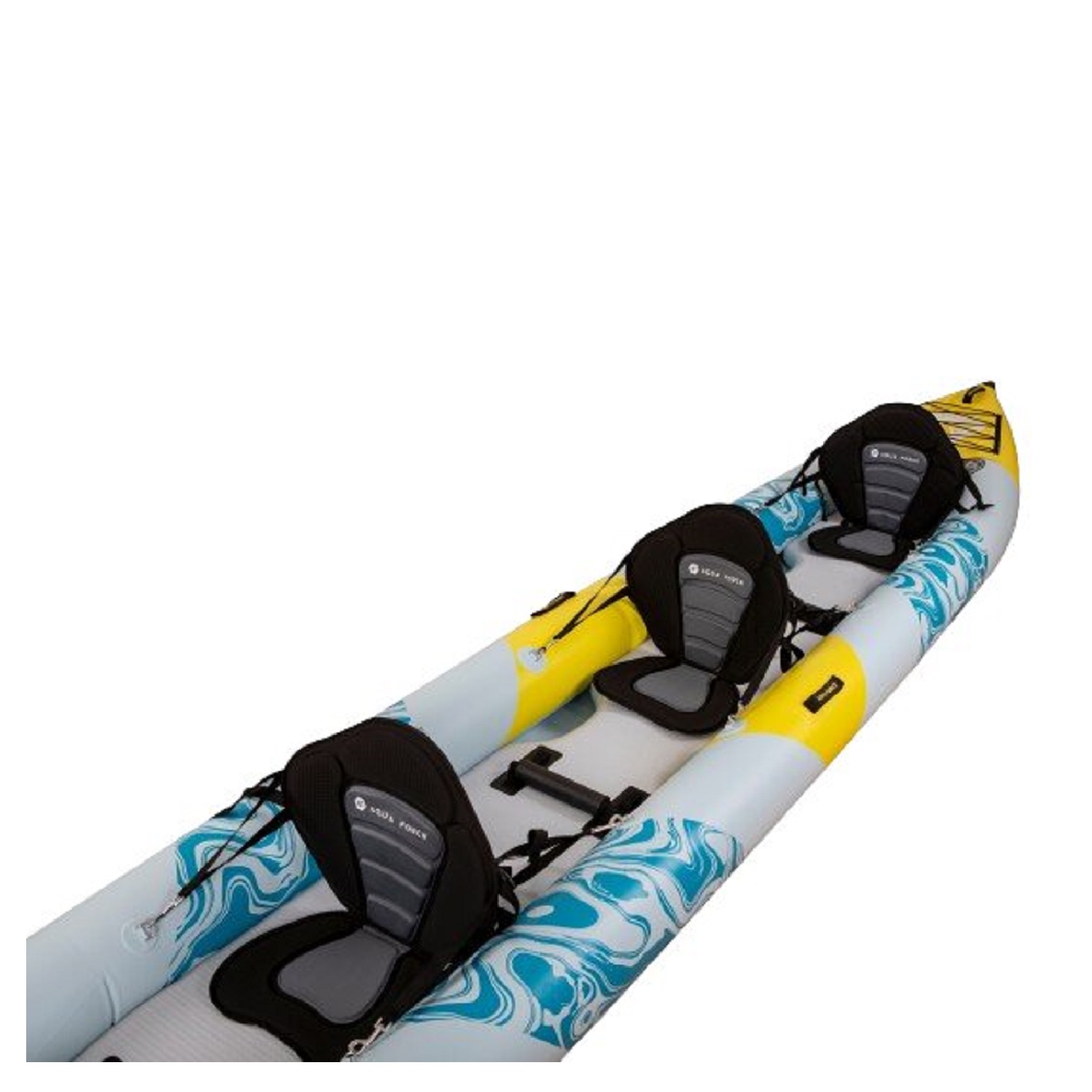 KAYAK INFLABLE AQUA FORCE DROP STITCH 3 PERSONAS 500CM TRITON - 2