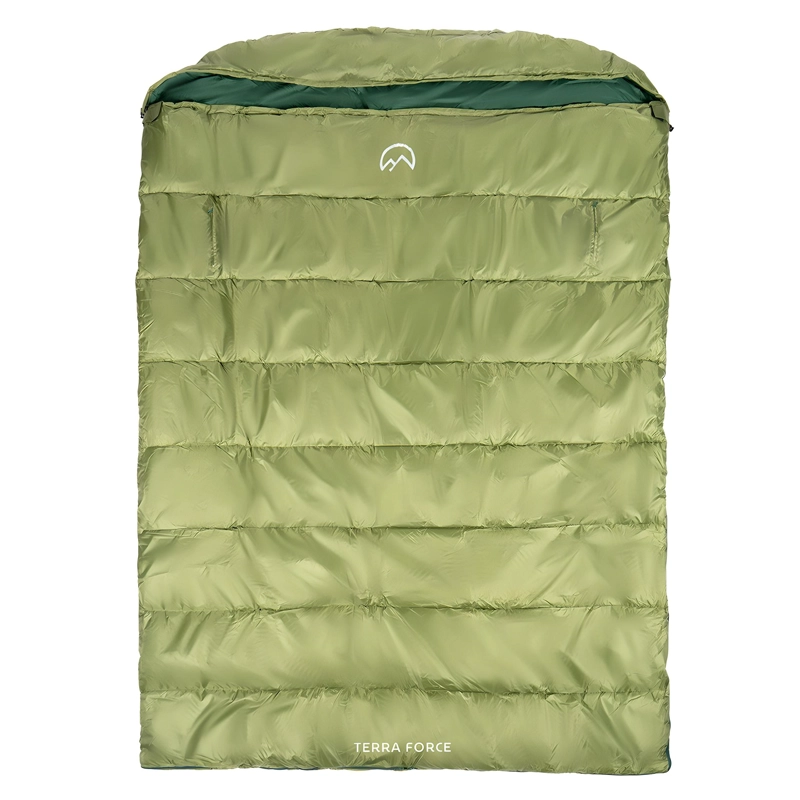 SACO DE DORMIR TERRA FORCE DCC DOBLE CLIMA CÁLIDO VERDE - 1