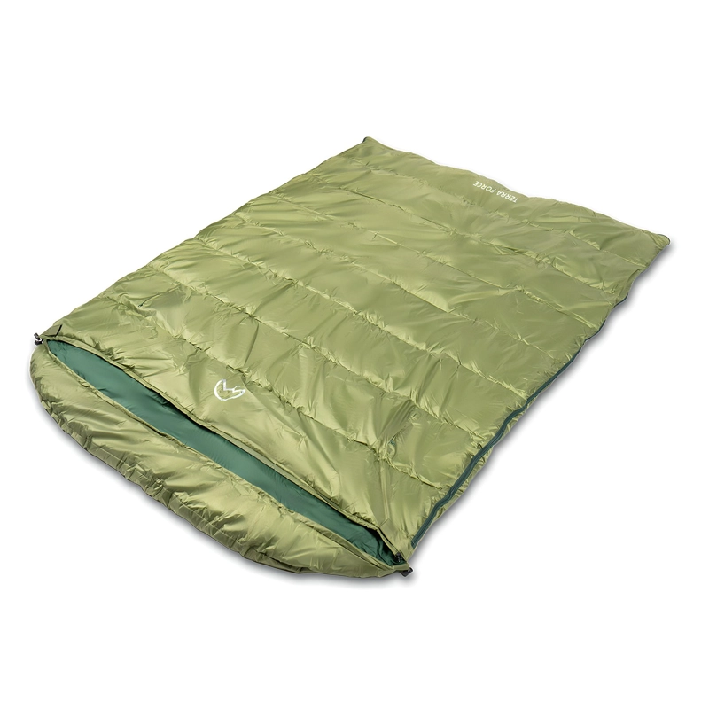 SACO DE DORMIR TERRA FORCE DCC DOBLE CLIMA CÁLIDO VERDE - 2