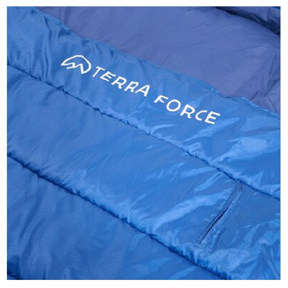 SACO DE DORMIR DOBLE CLIMA FRÍO AZUL - 2