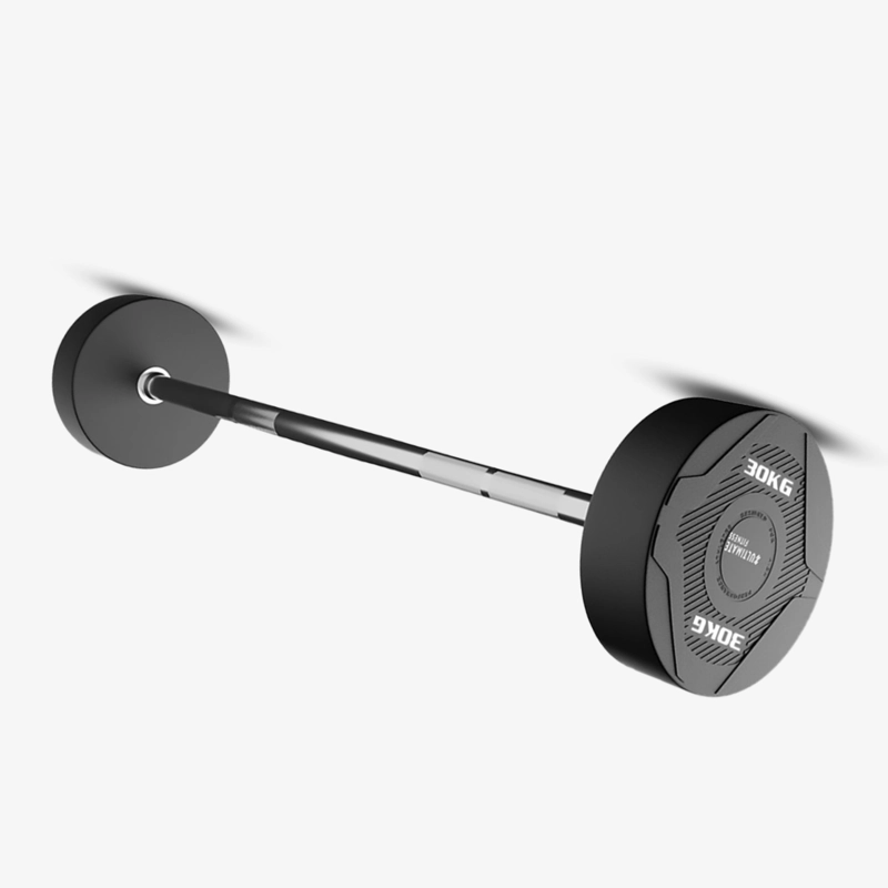 BARRA RECTA ULTIMATE FITNESS ACERO 30 KG PESO FIJO - 2