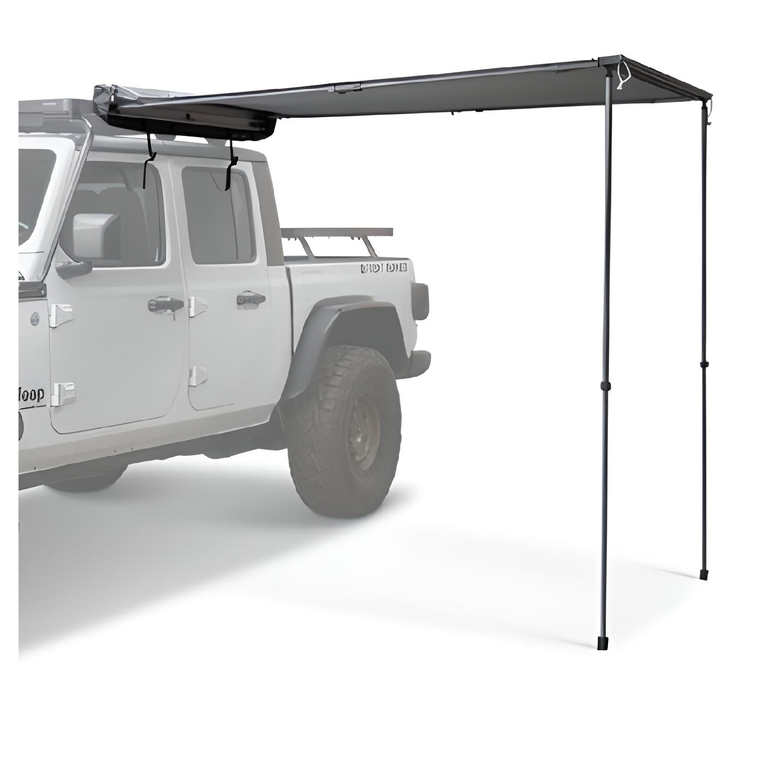 TOLDO LATERAL RETRACTIL CAMPING 2X2 NEGRO - 2