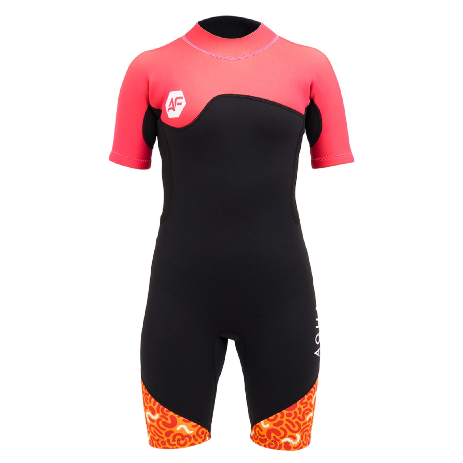 TRAJE DE AGUA ESQUÍ ACUÁTICO 2 MM NIÑA AQUA FORCE CORTO - 4 NEOPRENO - 1