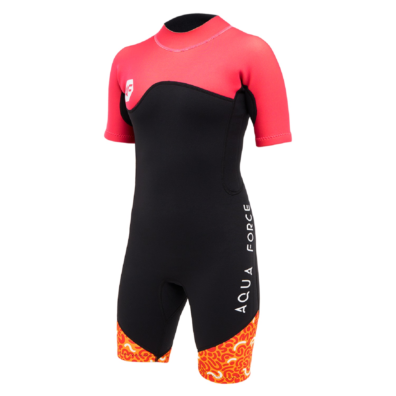 TRAJE DE AGUA ESQUÍ ACUÁTICO 2 MM NIÑA AQUA FORCE CORTO NEOPRENO - 2
