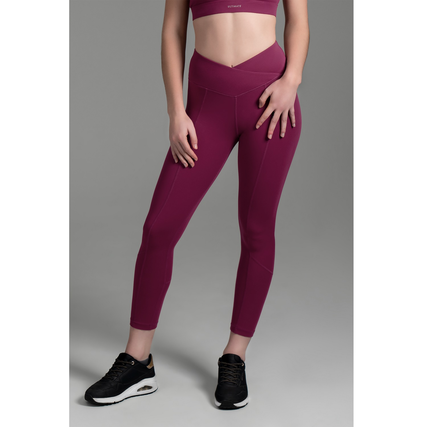 LEGGINS PESCADOR SLIM FIT MUJER ULTIMATE MORADO 7/8 BOYSENBERRY - 1