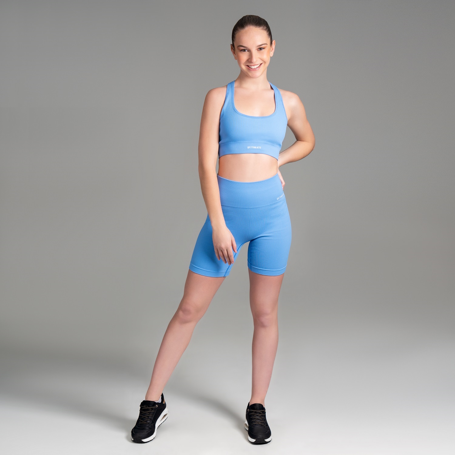 BIKER SLIM FIT MUJER ULTIMATE AZUL FROZEN - 2