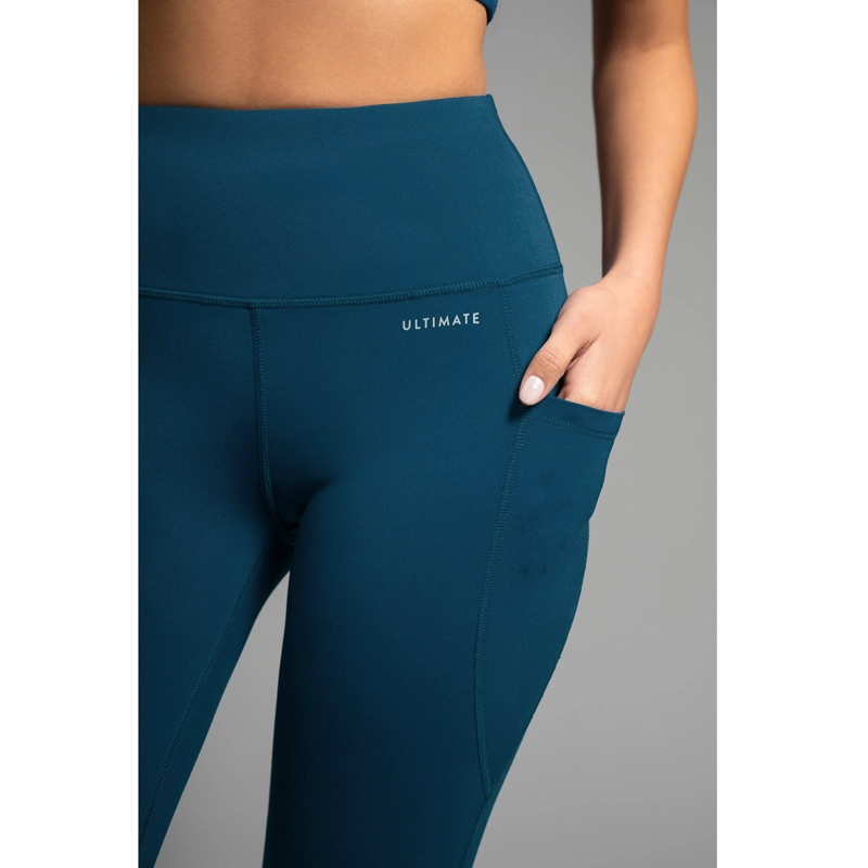 LEGGINS PESCADOR SLIM FIT MUJER ULTIMATE AZUL 7/8 BLUE OPAL - 4