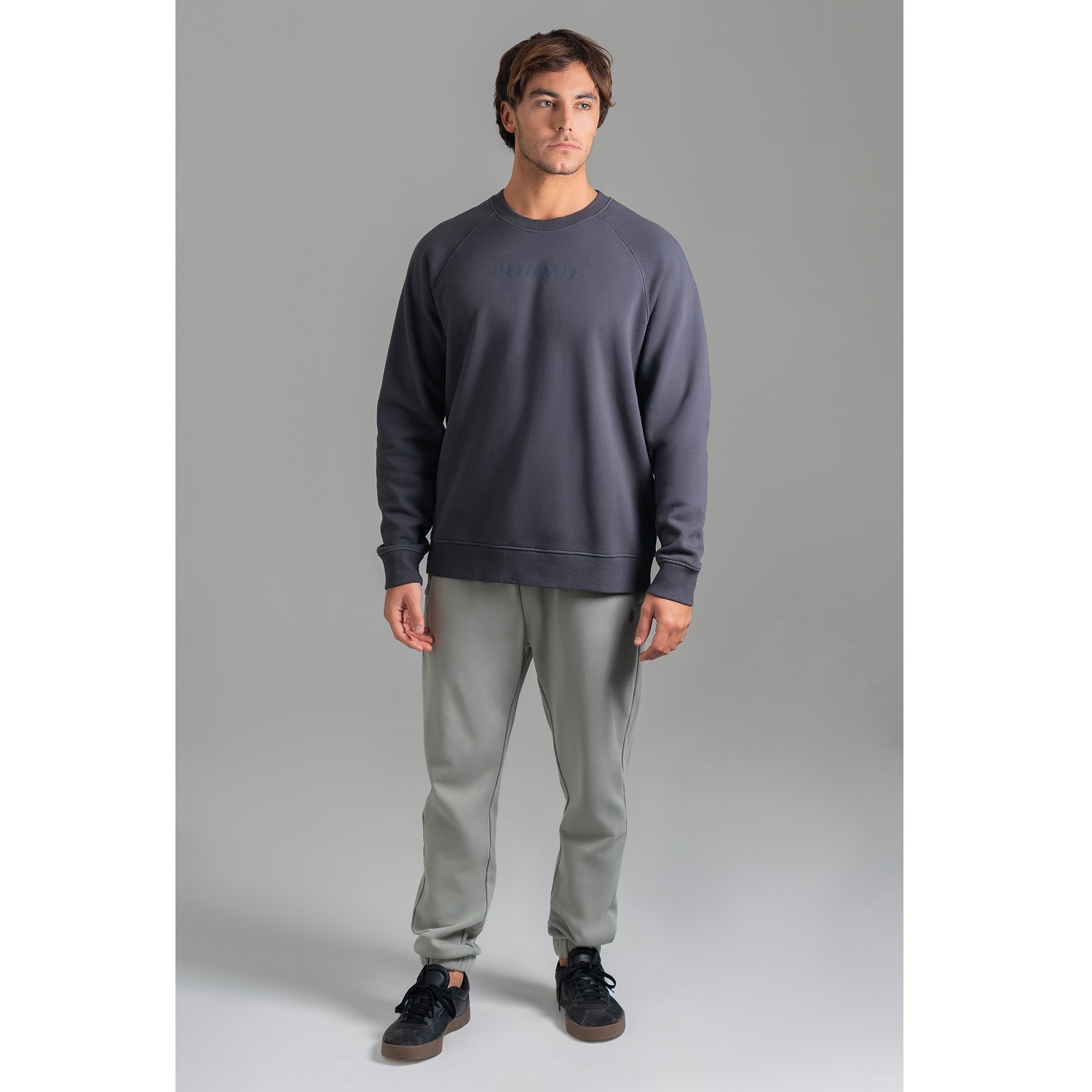 ULTIMATE CREW RAGLAN HOMBRE DARK GREY - 2