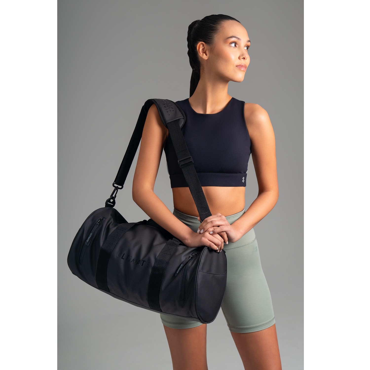 ULTIMATE BRA SPORT MUJER BLACK OLIVE - 3
