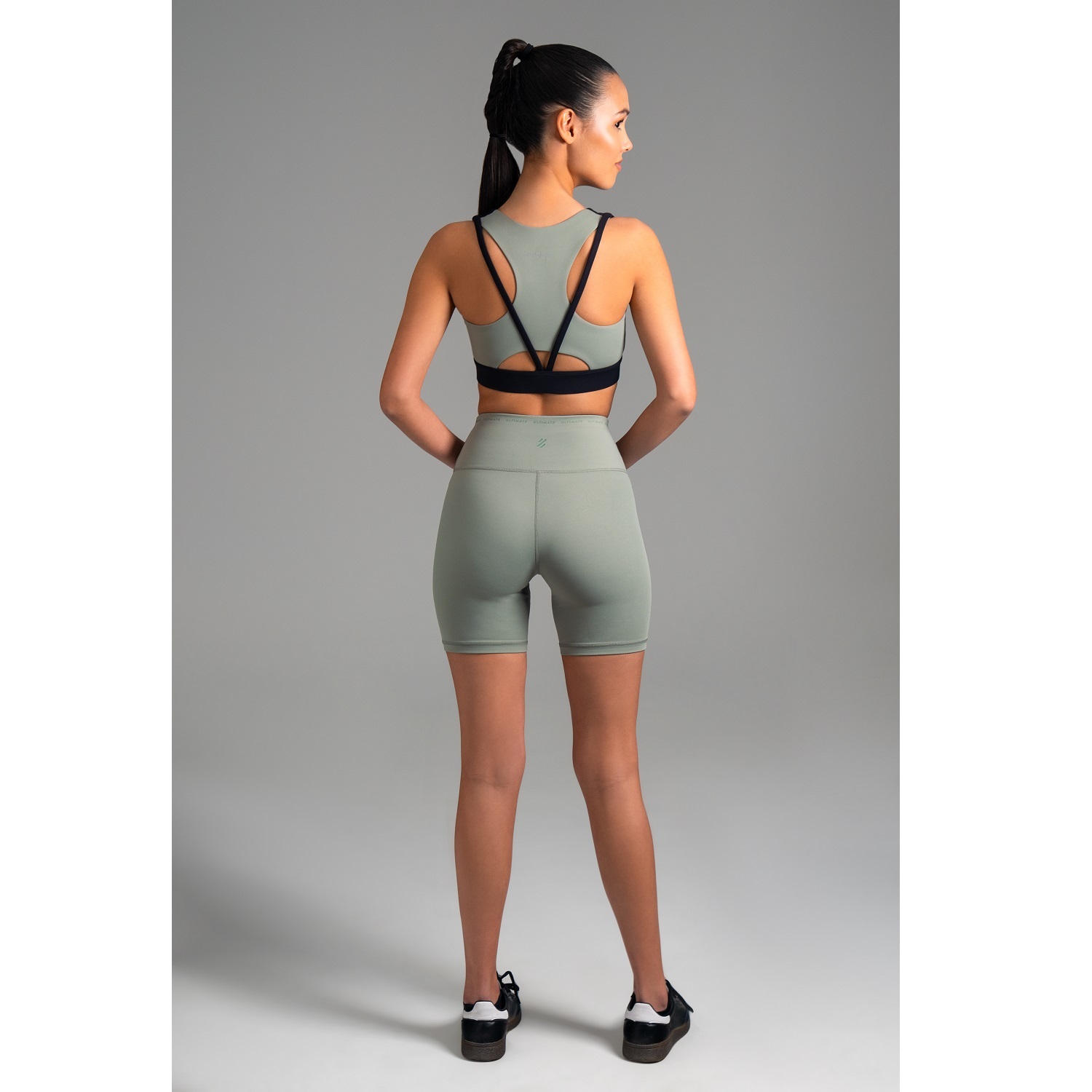 ULTIMATE BRA SPORT MUJER BLACK OLIVE - 4