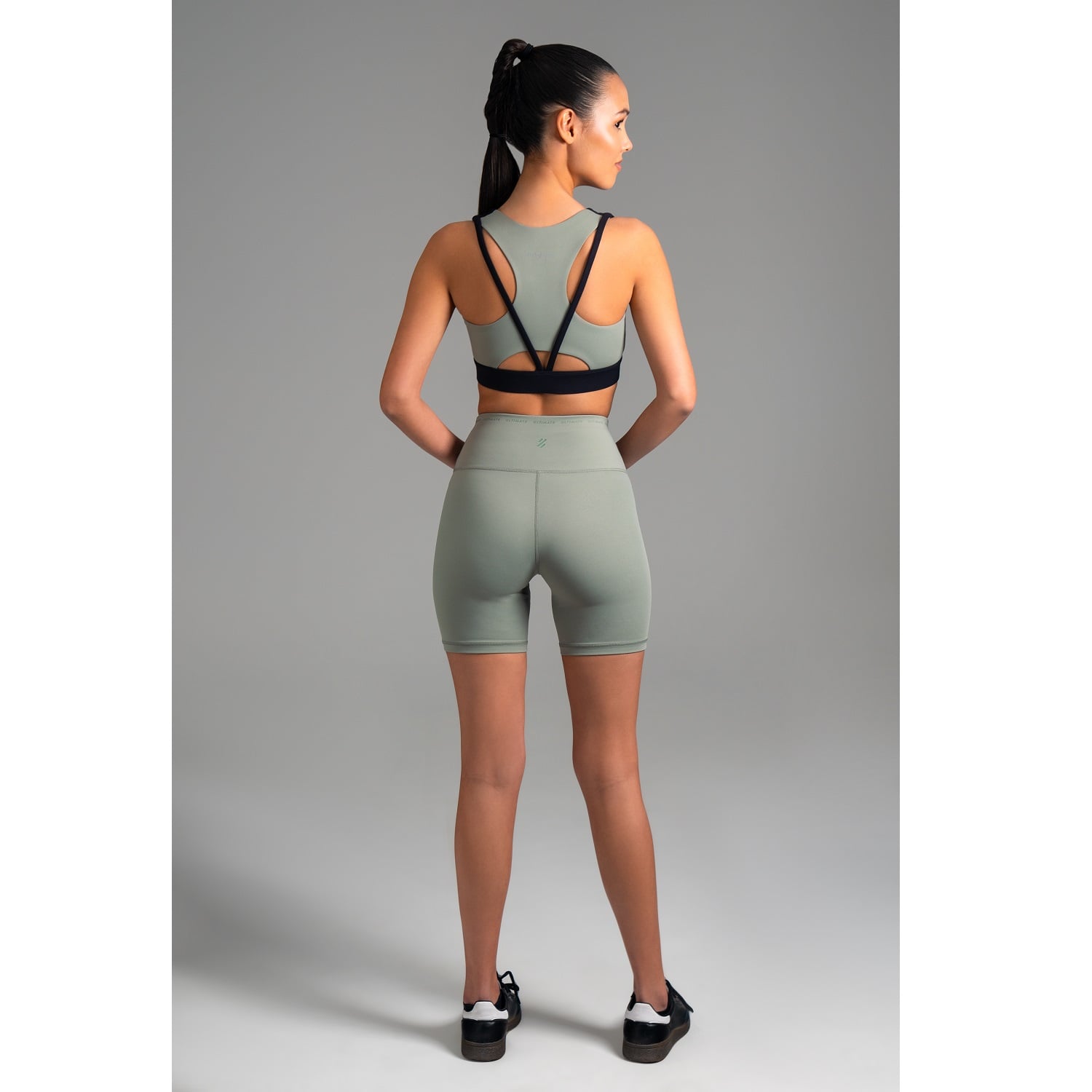 ULTIMATE BRA SPORT MUJER BLACK OLIVE - 4