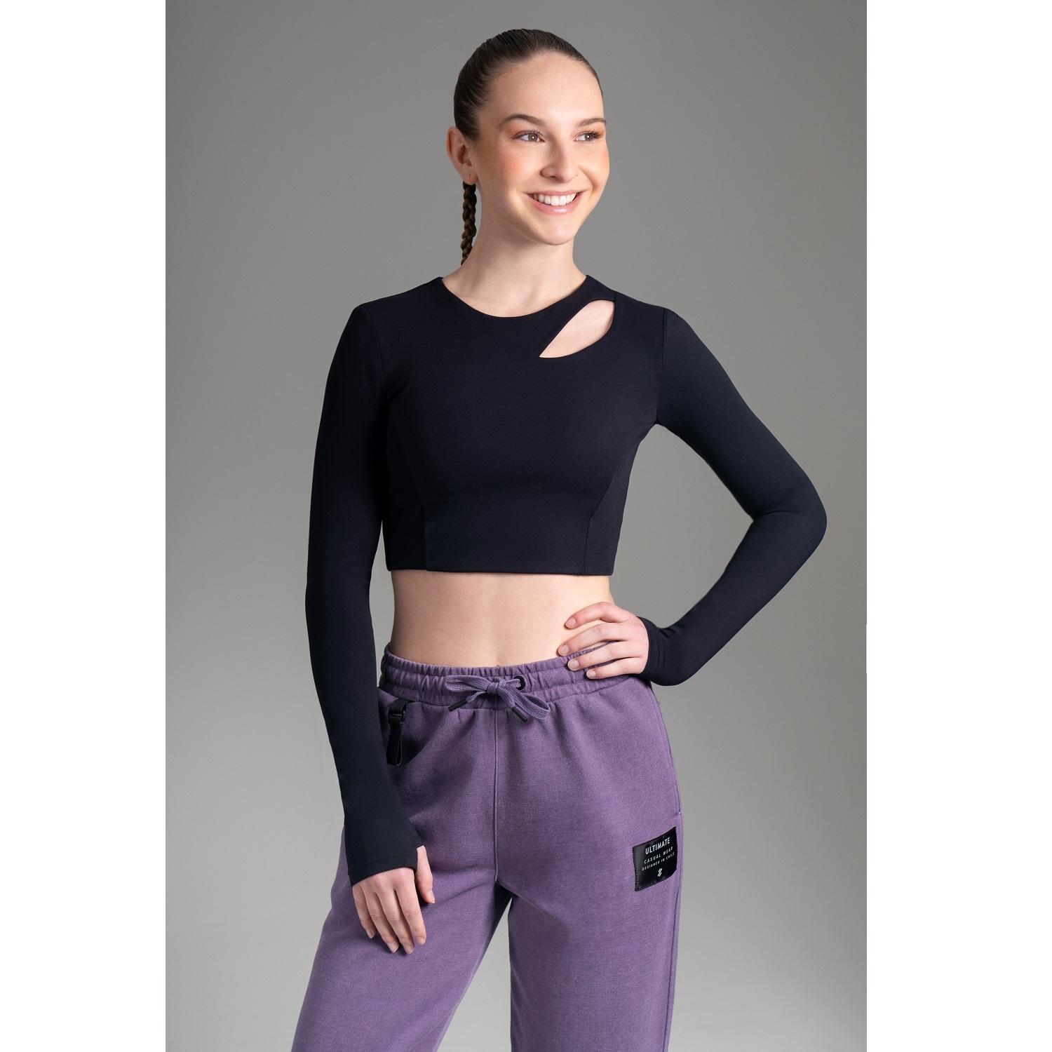 ULTIMATE TOP ML SPORT MUJER OPENING BLACK - 1