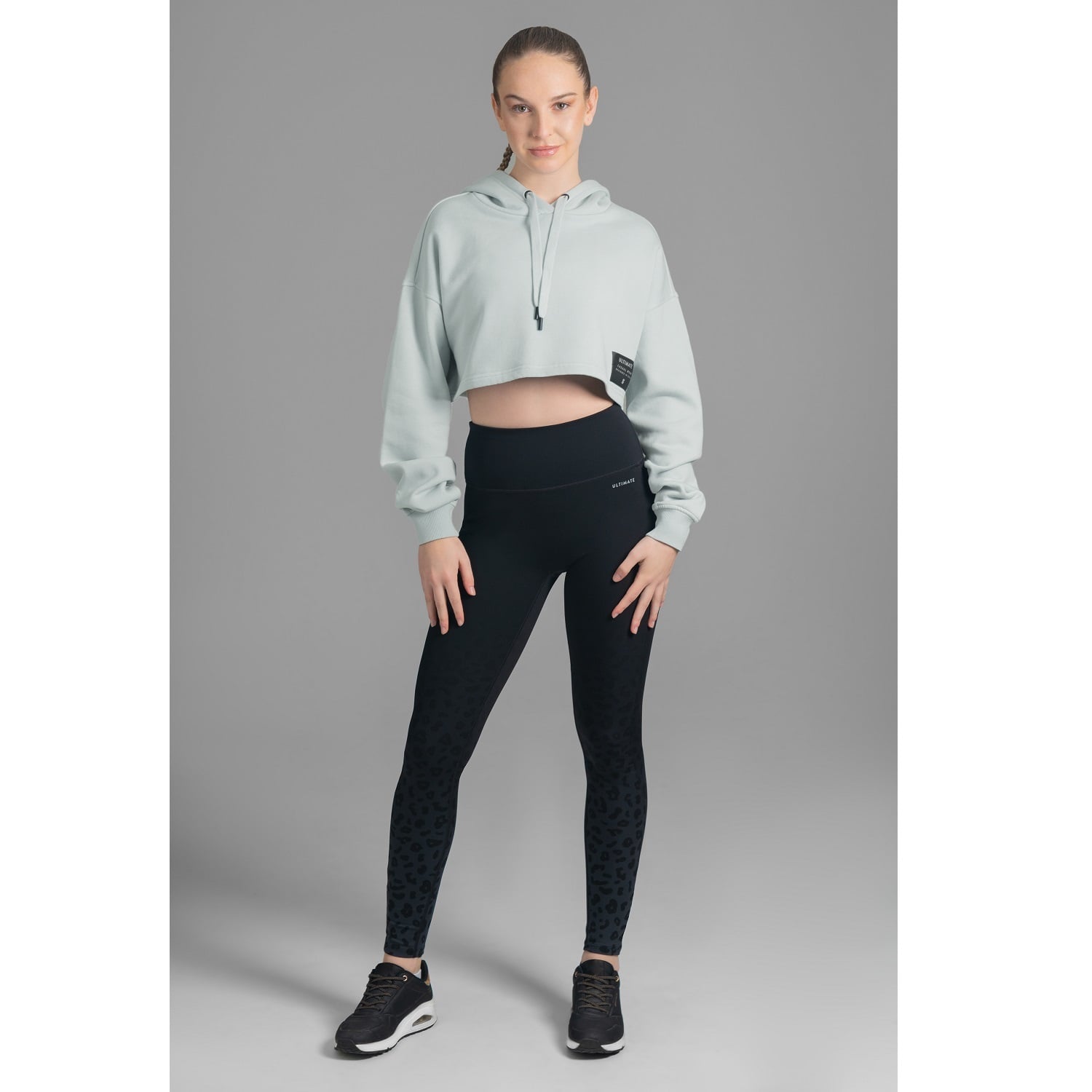 ULTIMATE HOODIE CROP MUJER MINT - 2