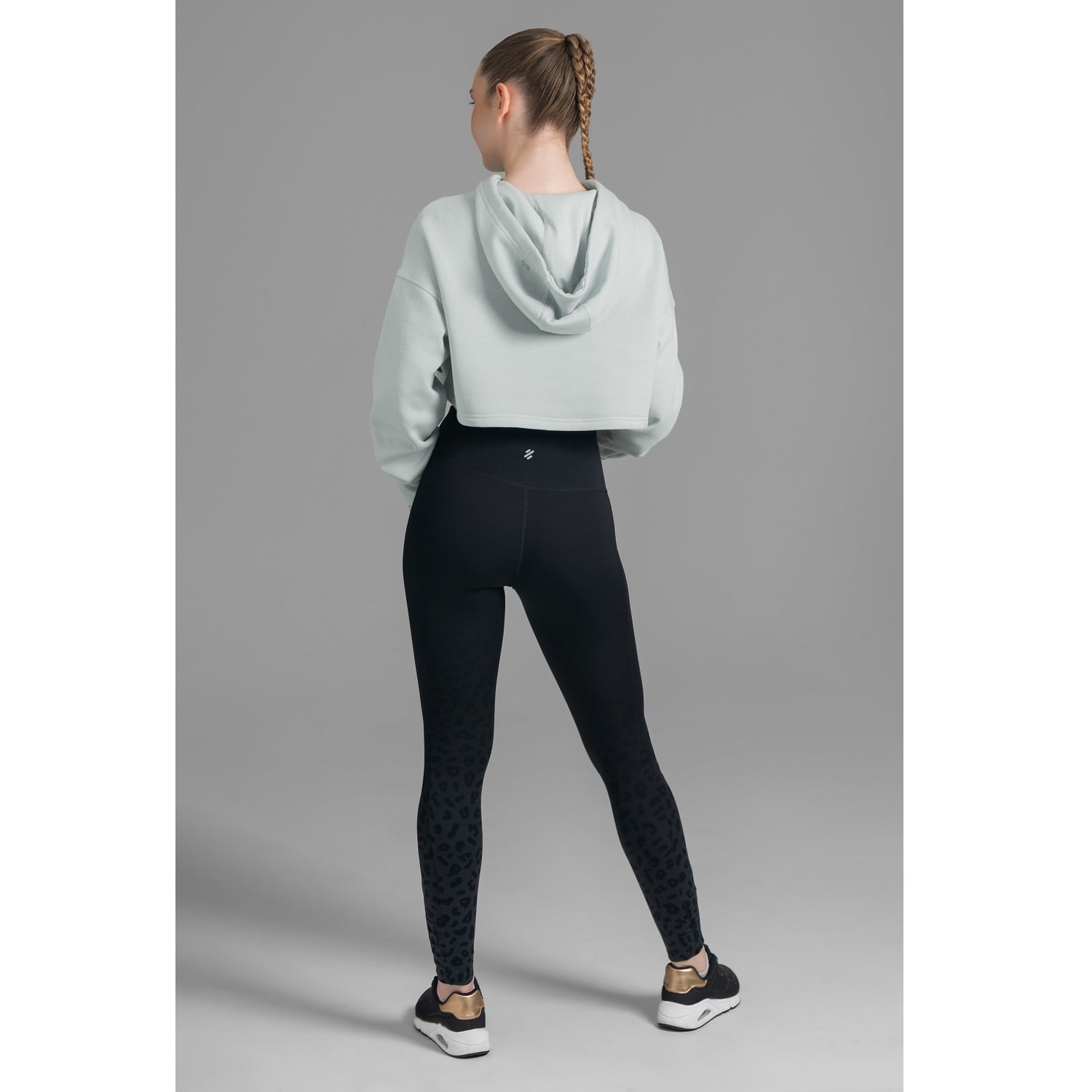 ULTIMATE HOODIE CROP MUJER MINT - 3