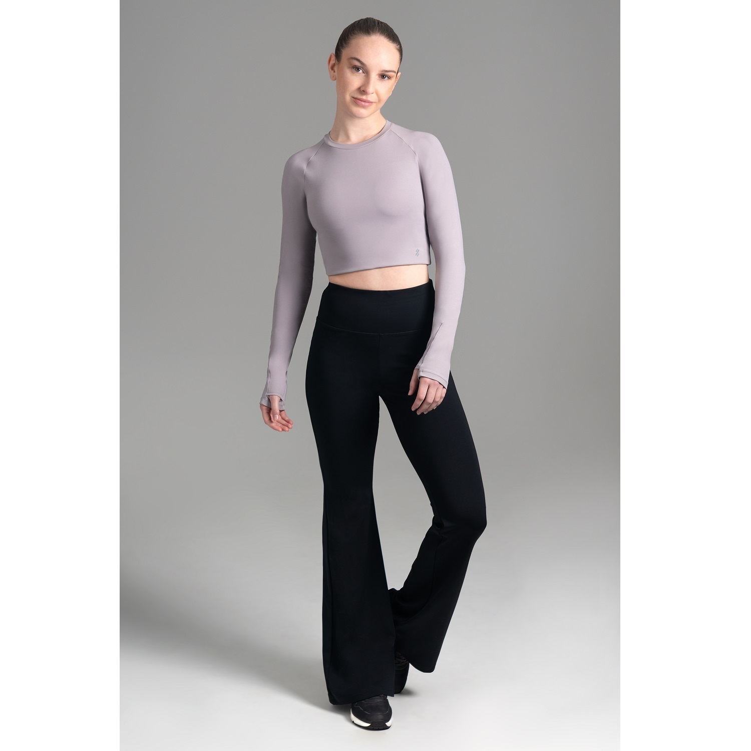 ULTIMATE TOP ML SPORT MUJER RAGLAN COOL GRAY - 2
