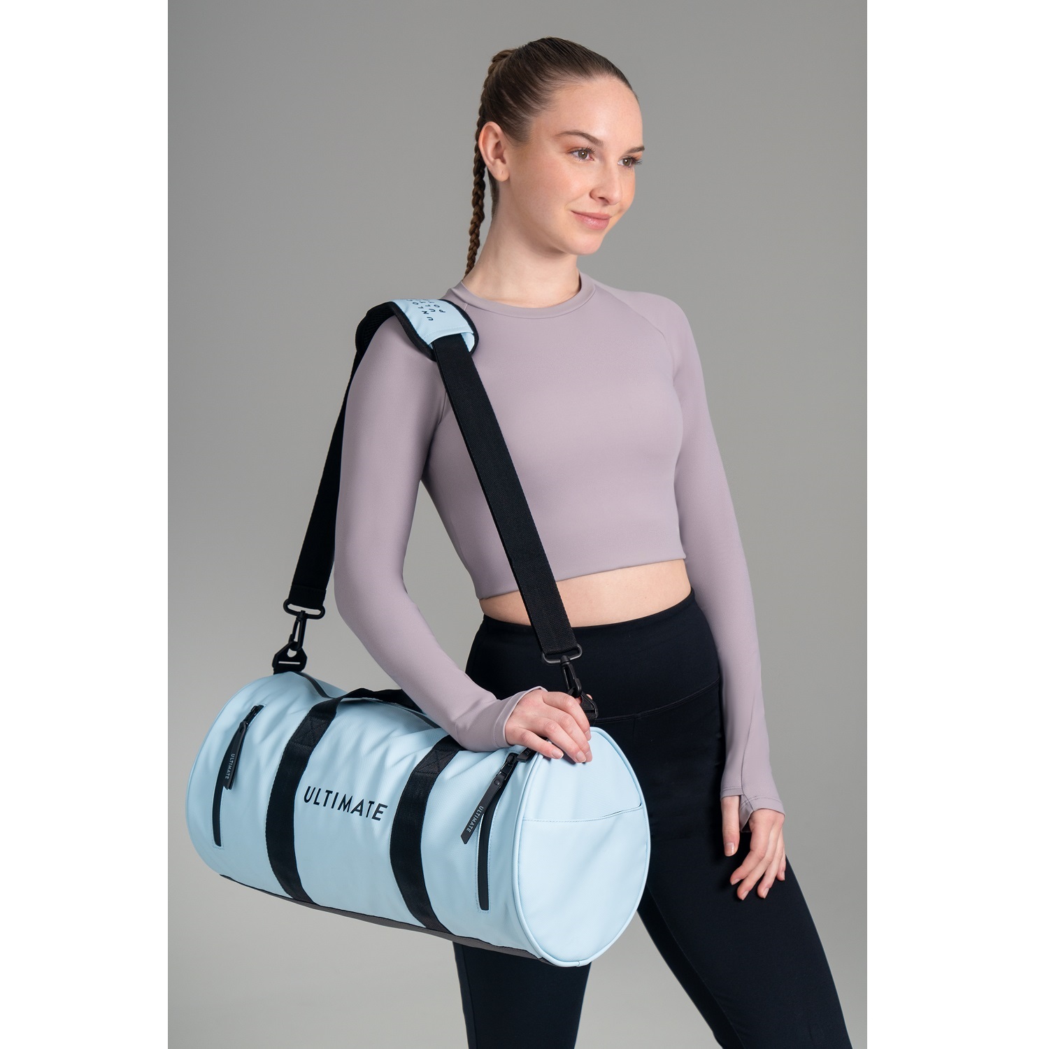 ULTIMATE TOP ML SPORT MUJER RAGLAN COOL GRAY - 4