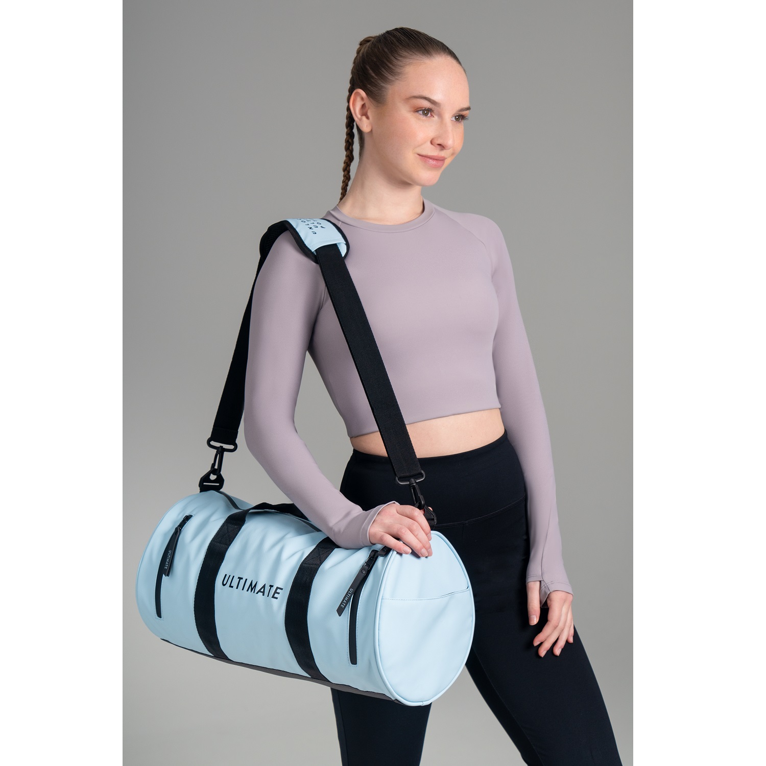 ULTIMATE TOP ML SPORT MUJER RAGLAN COOL GRAY - 4