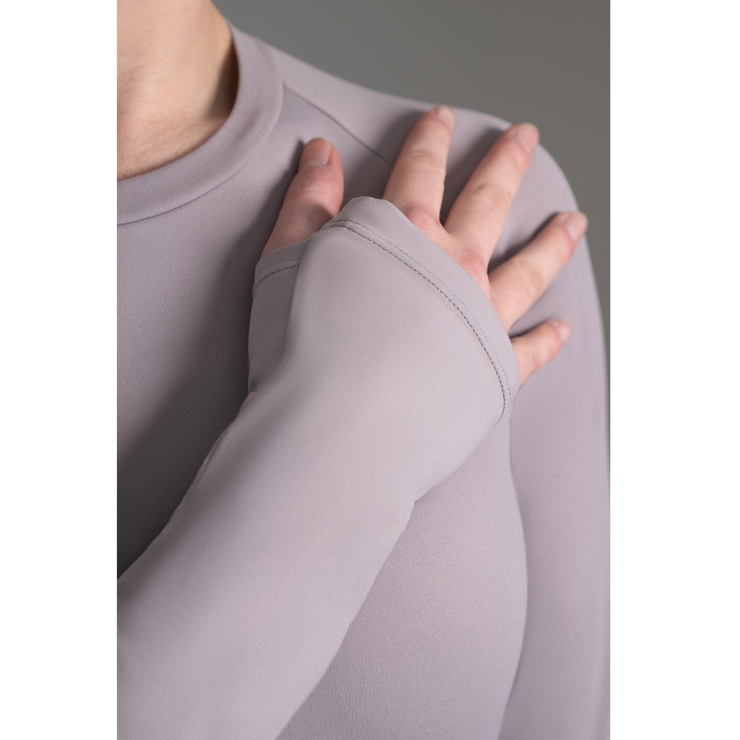 ULTIMATE TOP ML SPORT MUJER RAGLAN COOL GRAY - 5