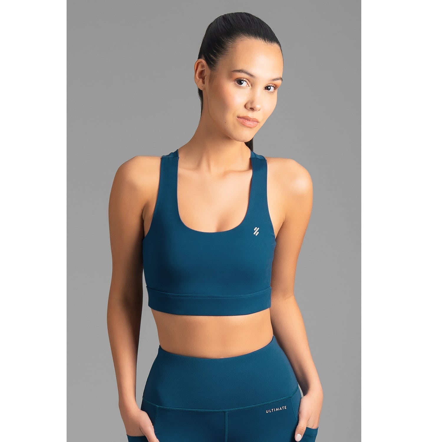 ULTIMATE BRA SPORT MUJER BLUE OPAL - 1