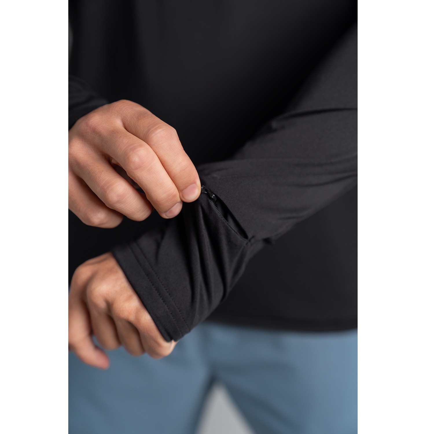 ULTIMATE MIDI ZIPPER SPORT HOMBRE BLACK ONYX - 3