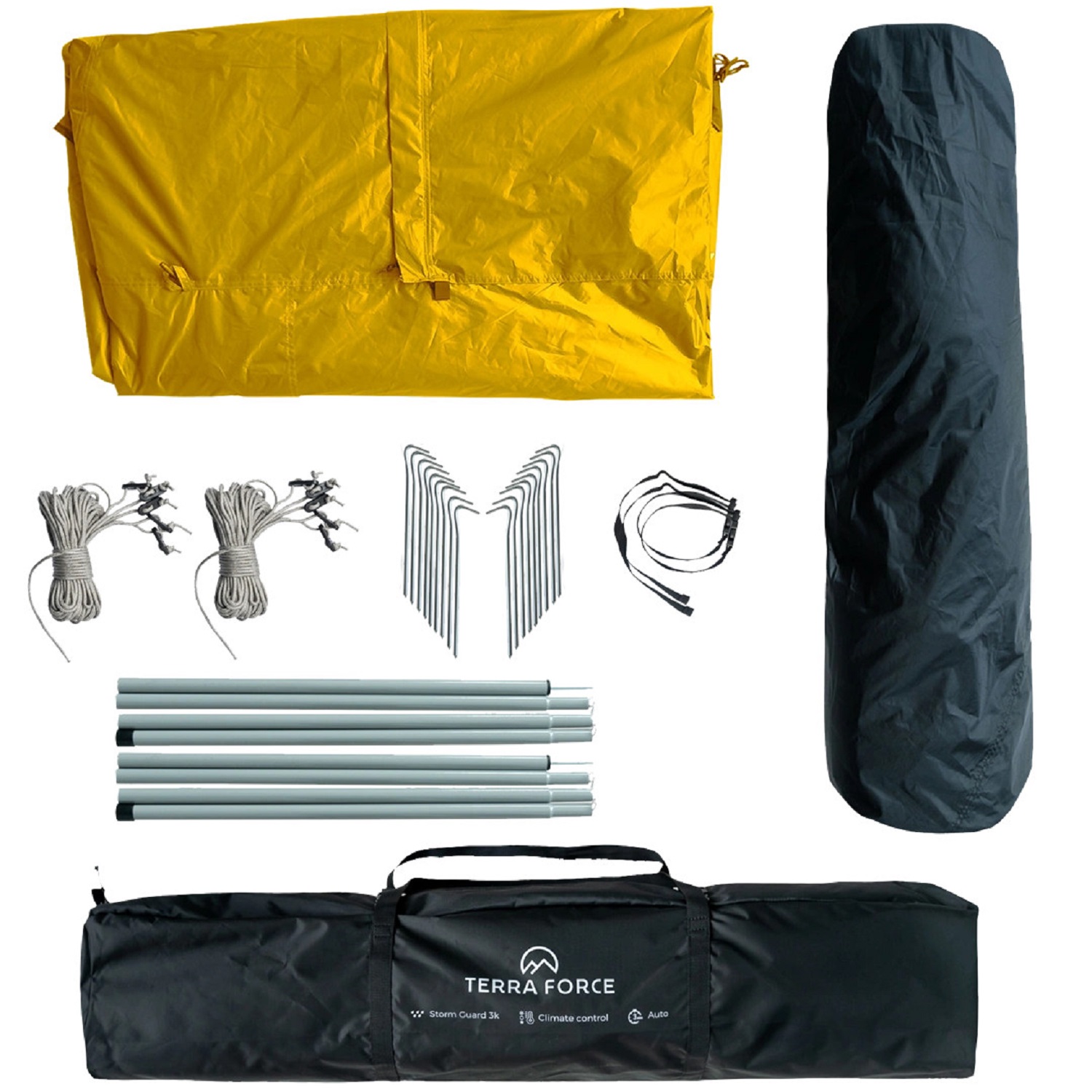 CARPA 3 ESTACIONES 6 PERSONAS STORM GUARD AUTO-FRESH 3K - 5