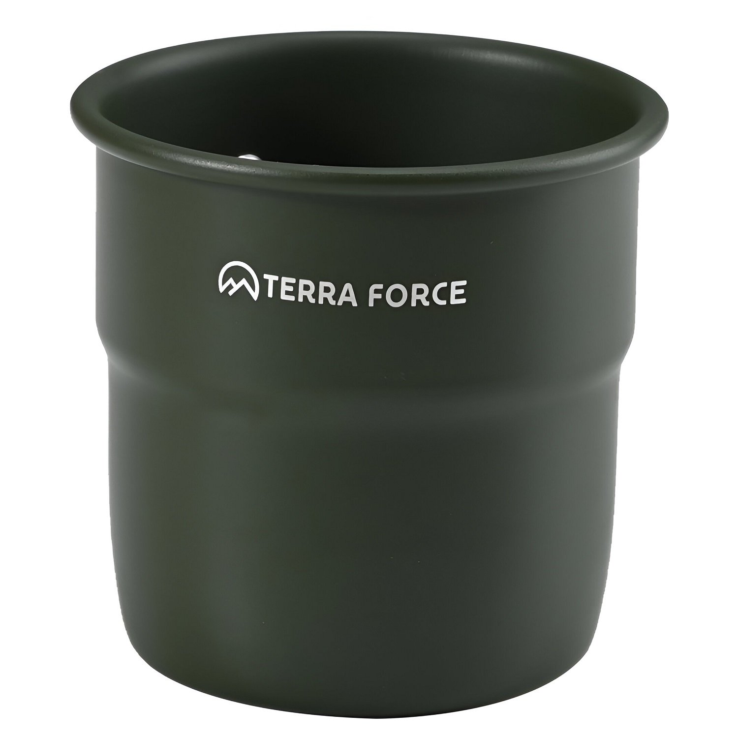 TAZA ALUMINIO CAMPING 300 ML VERDE OSCURO - 2