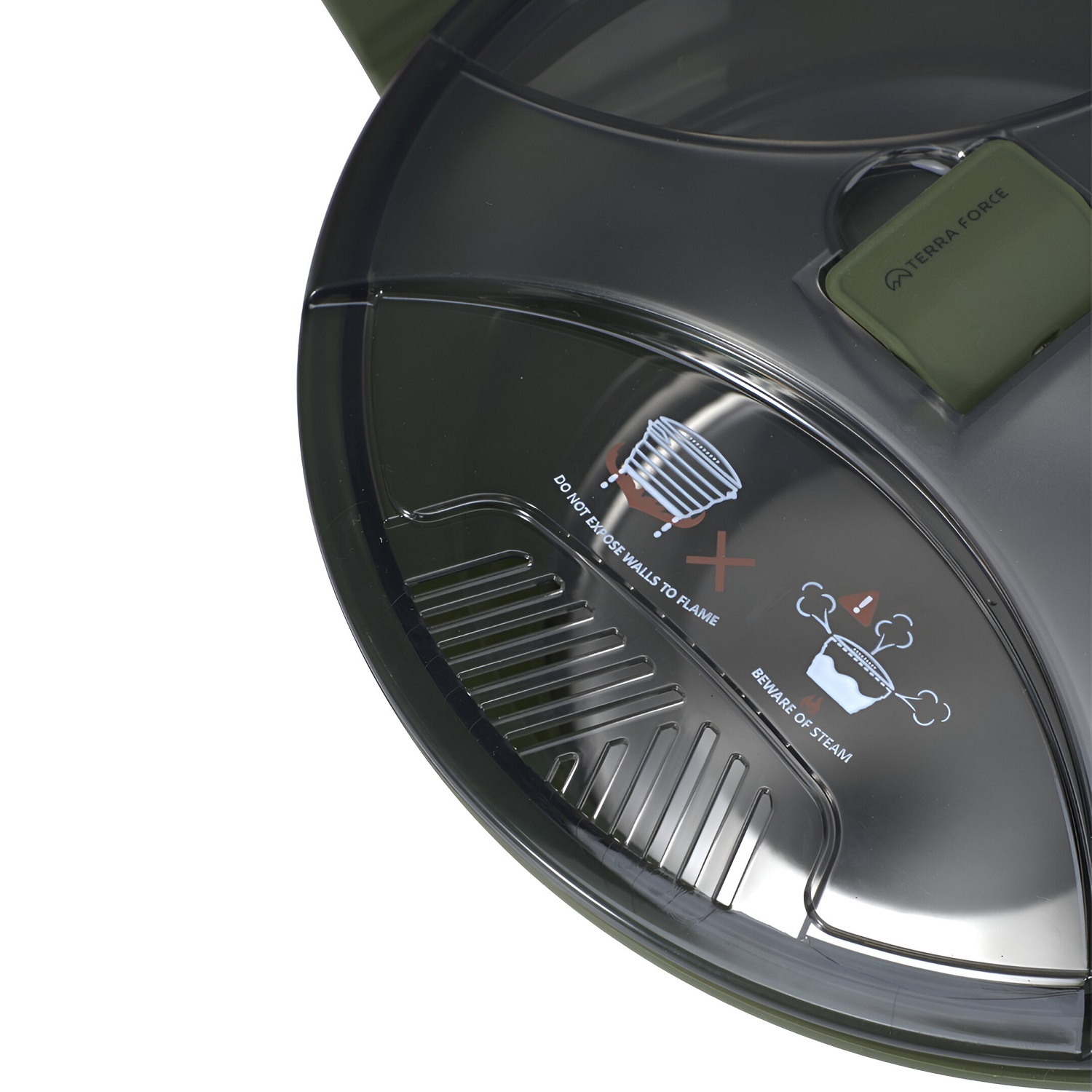 OLLA SILICONA PLEGABLE 2,4L - CAMPING MILITAR - 2
