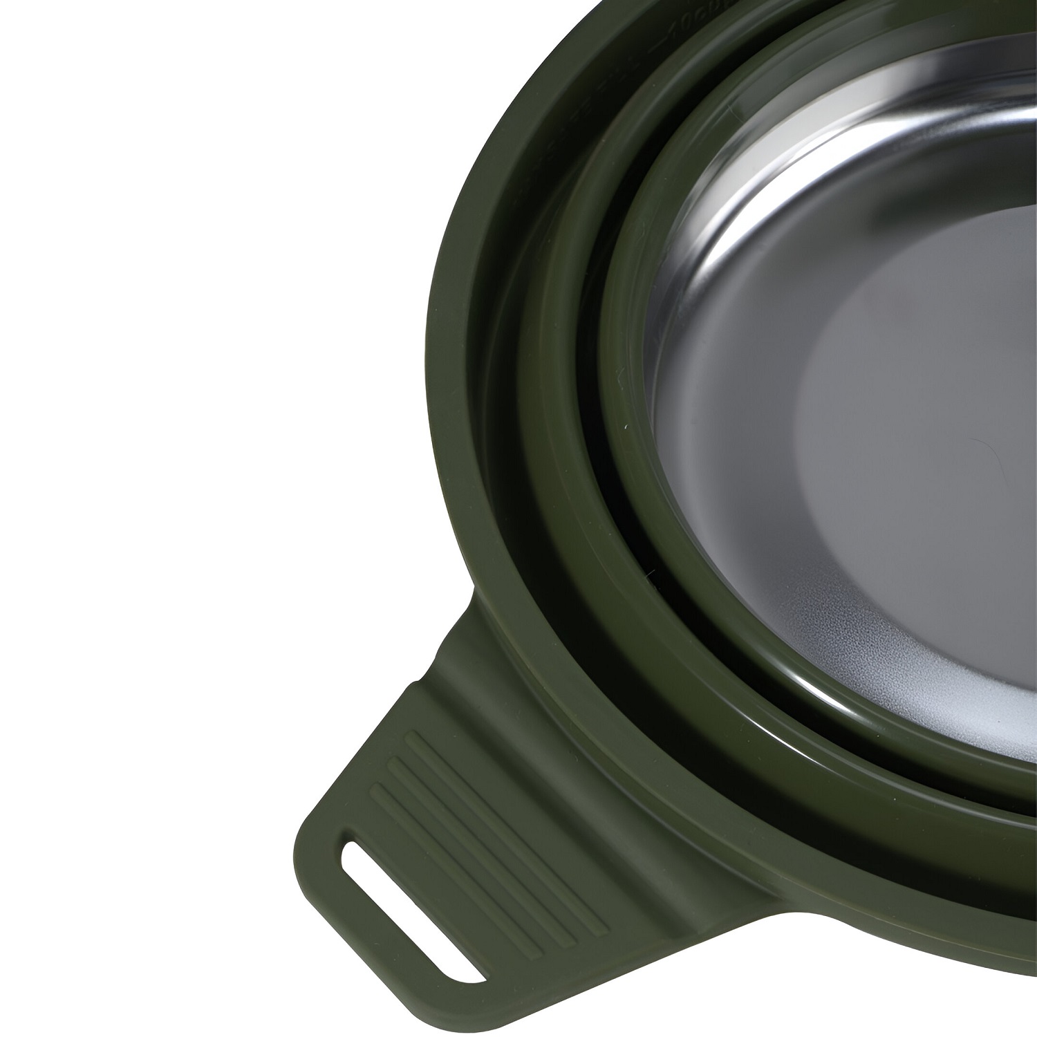 OLLA SILICONA PLEGABLE 2,4L - CAMPING MILITAR - 5