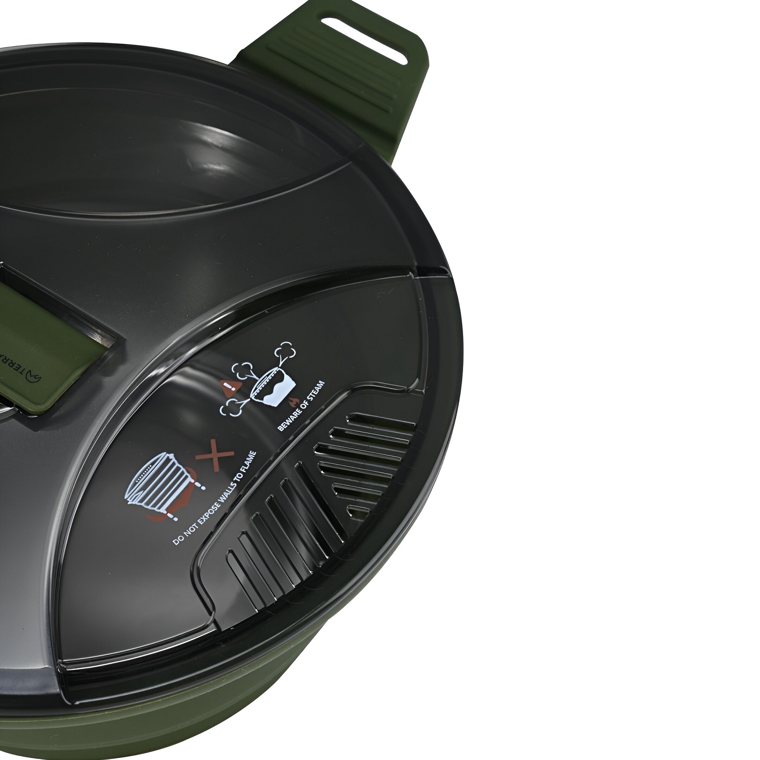 OLLA SILICONA PLEGABLE 2,4L - CAMPING MILITAR - 6