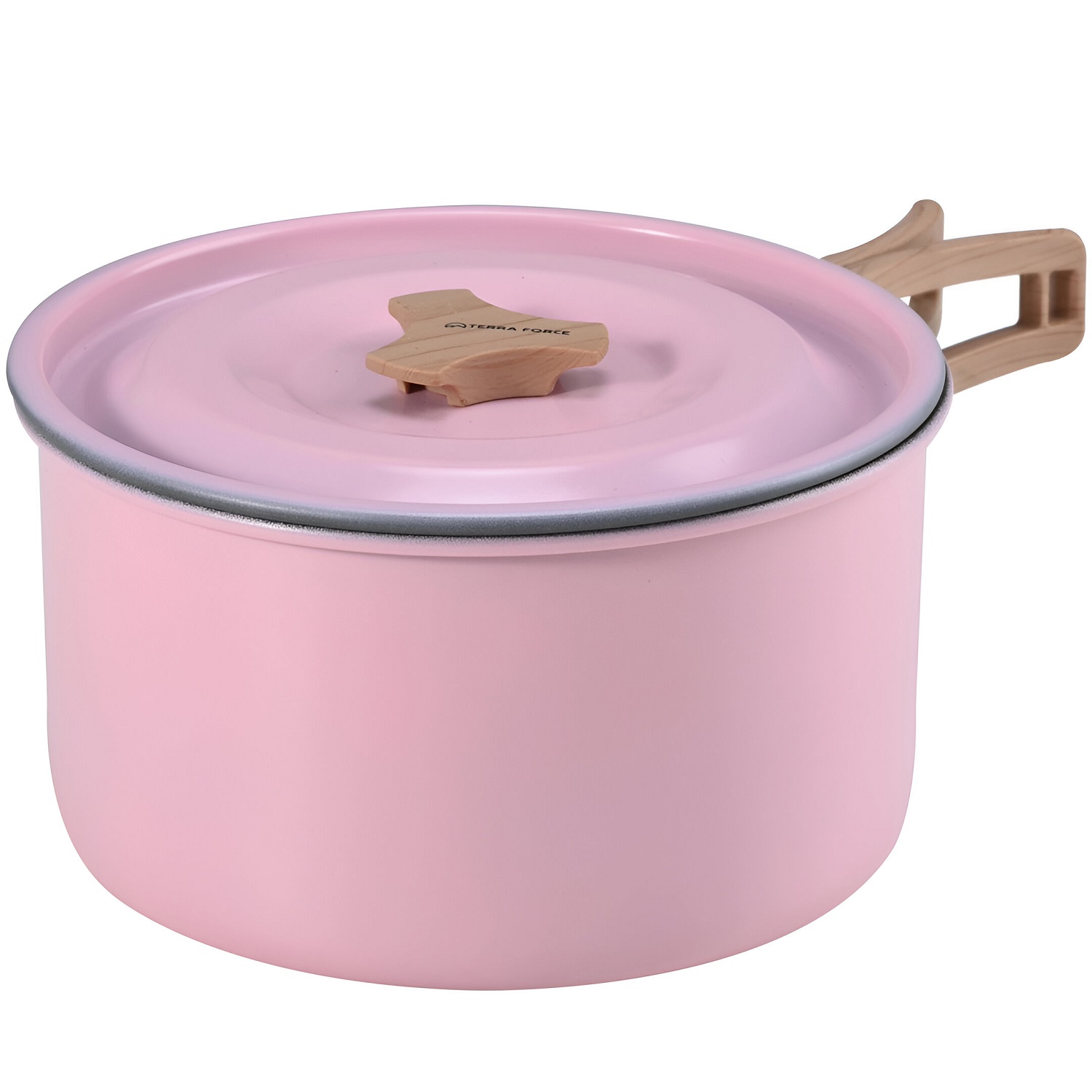 SET OLLAS ALUMINIO ANTI-ADHERENTE 4 PIEZAS ROSADO - 4