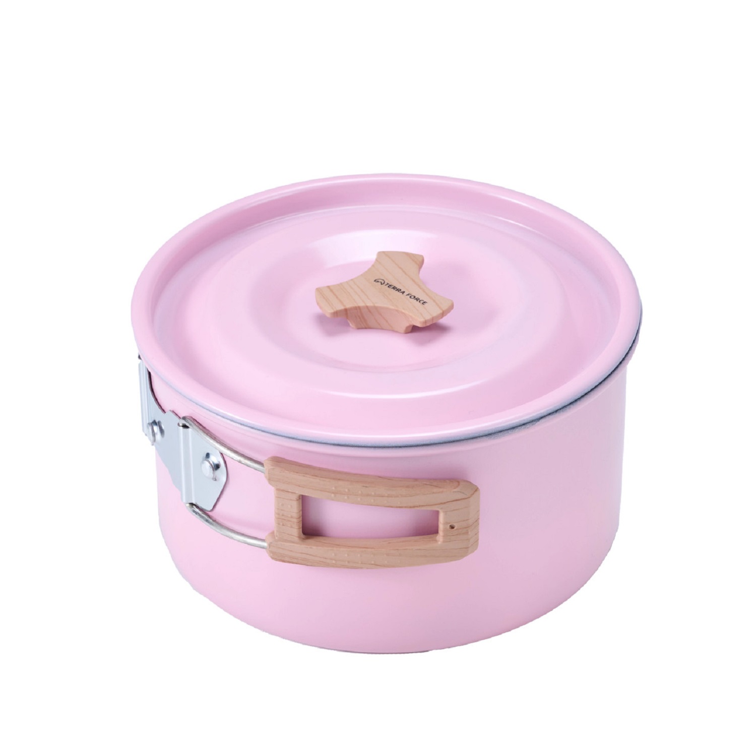 SET OLLAS ALUMINIO ANTI-ADHERENTE 2 PIEZAS ROSADO - 5