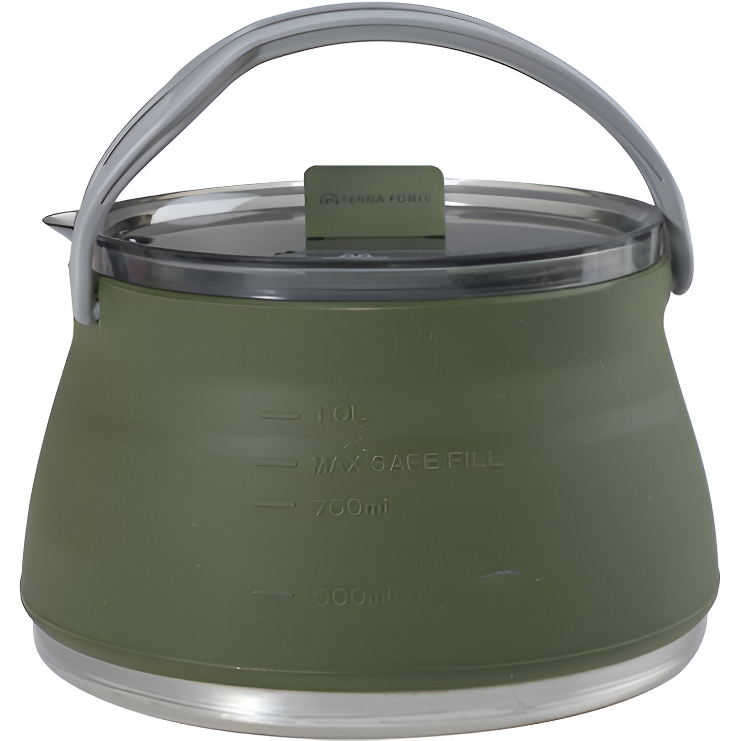 TETERA SILICONA PLEGABLE 1L CAMPING - 1