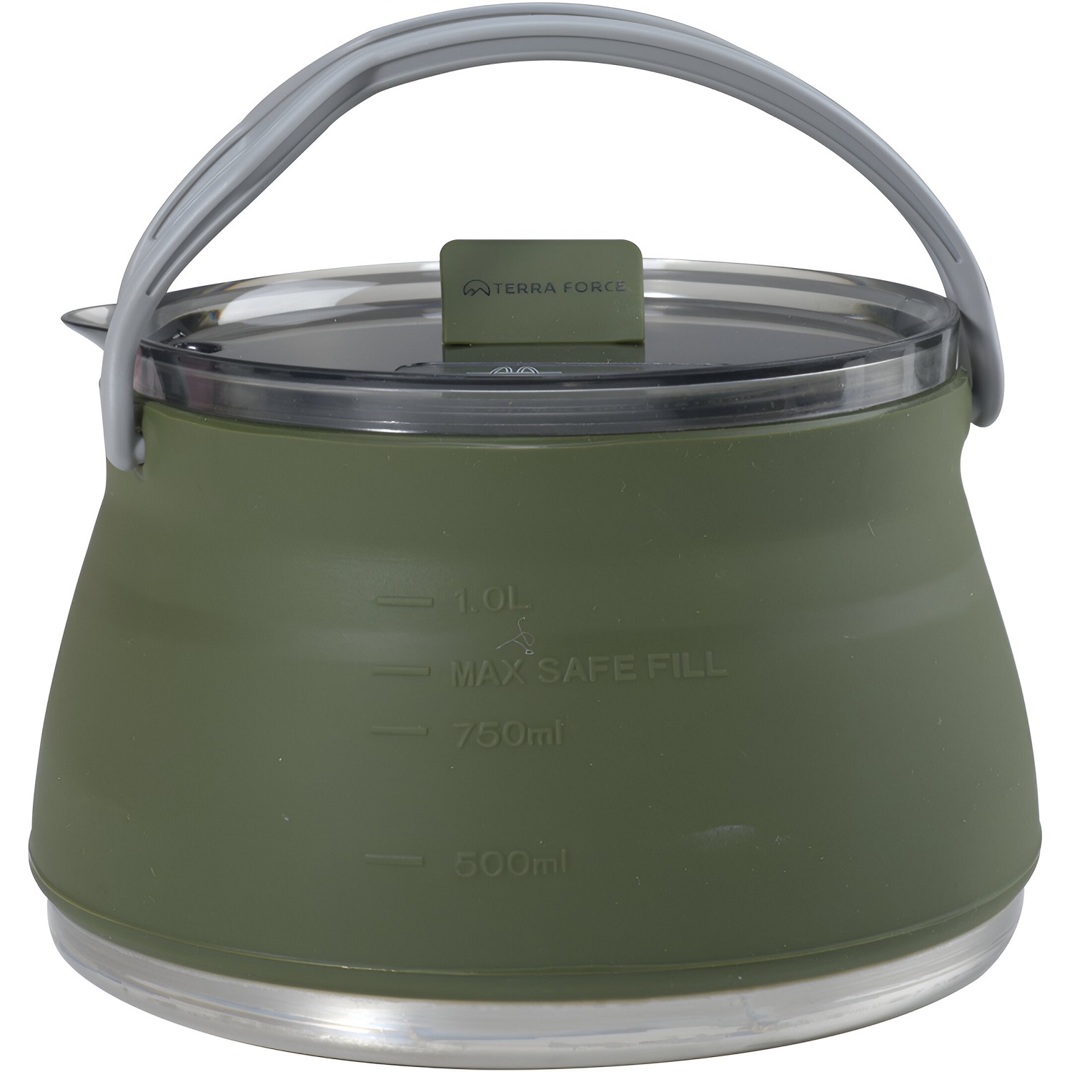 TETERA SILICONA PLEGABLE 1L CAMPING - 2