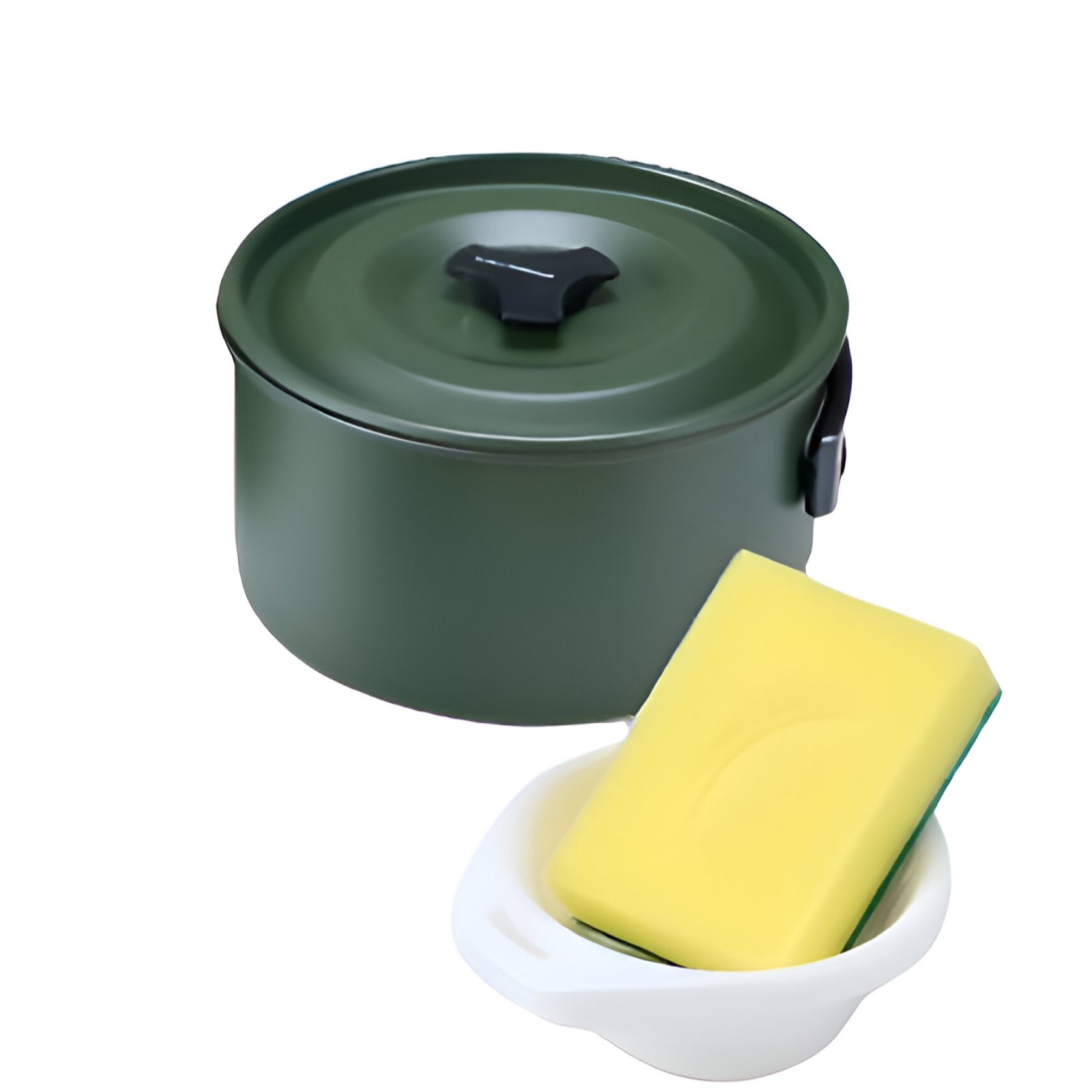 SET OLLAS ALUMINIO CAMPING 3 PIEZAS - 2
