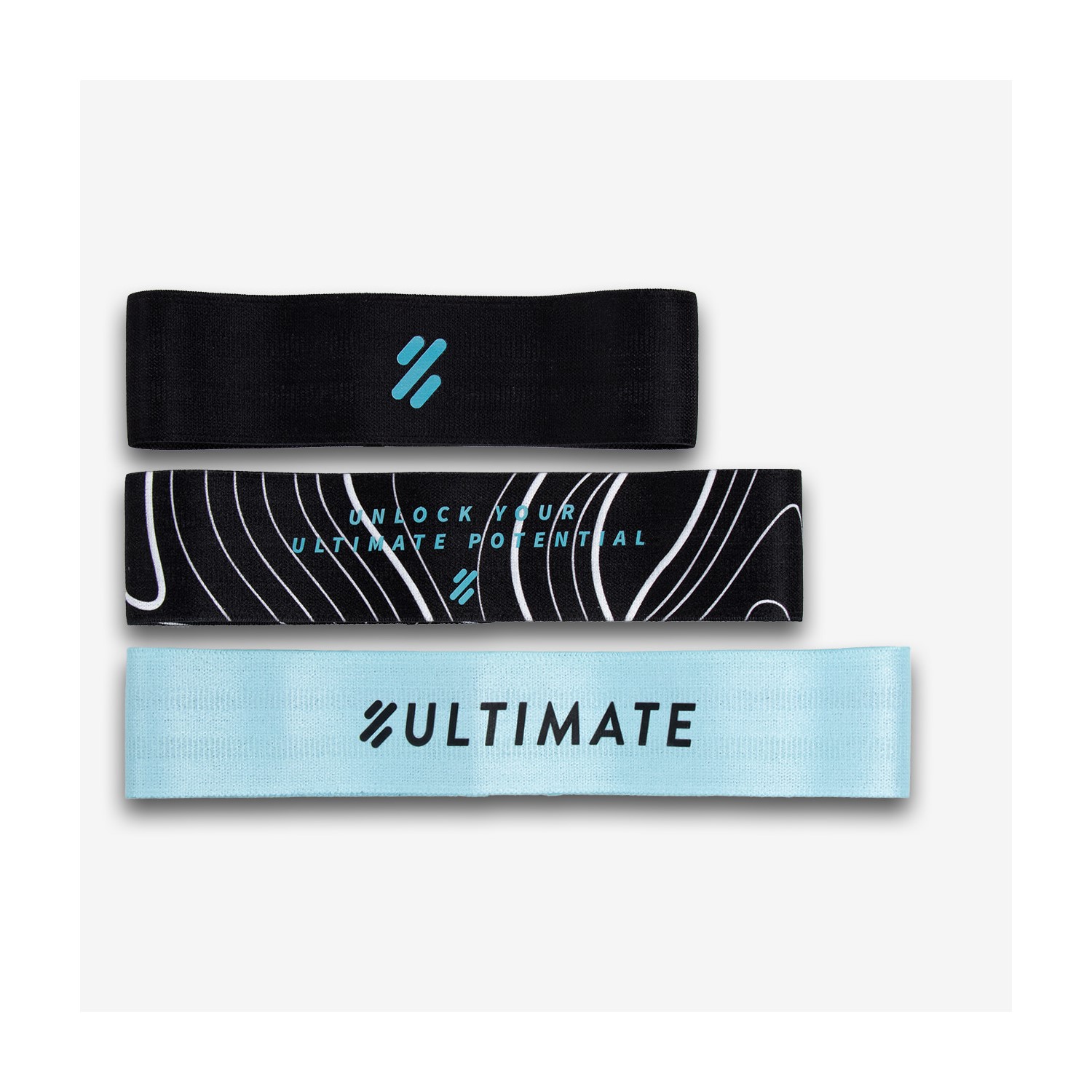 ULTIMATE PACK ELASTIC EN COLOR NEGRO - CELESTE - 1