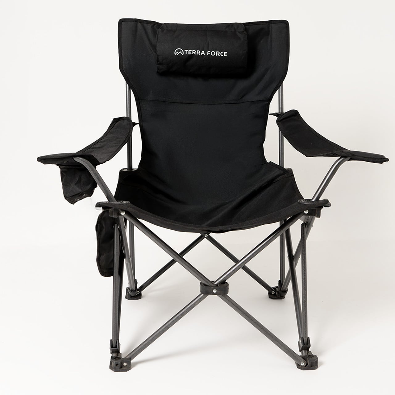 SILLA PLEGABLE CAMPING CON APOYA BRAZOS Y PIES PREMIUM - 4