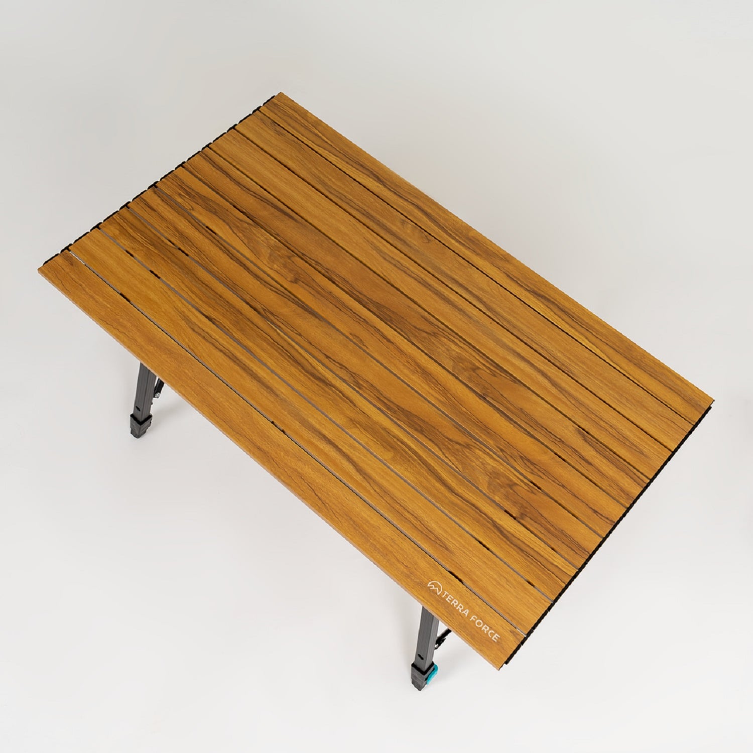 MESA DE CAMPING ALTURA AJUSTABLE COLBÚN - MARRÓN - 4