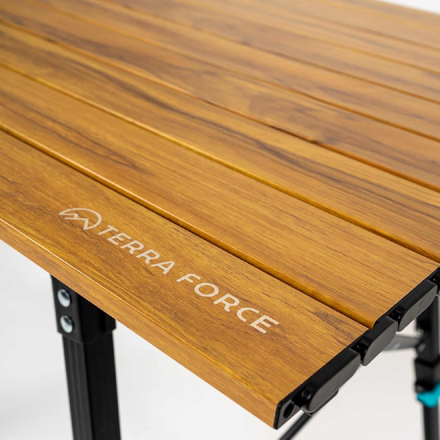 MESA DE CAMPING ALTURA AJUSTABLE COLBÚN - MARRÓN - 5