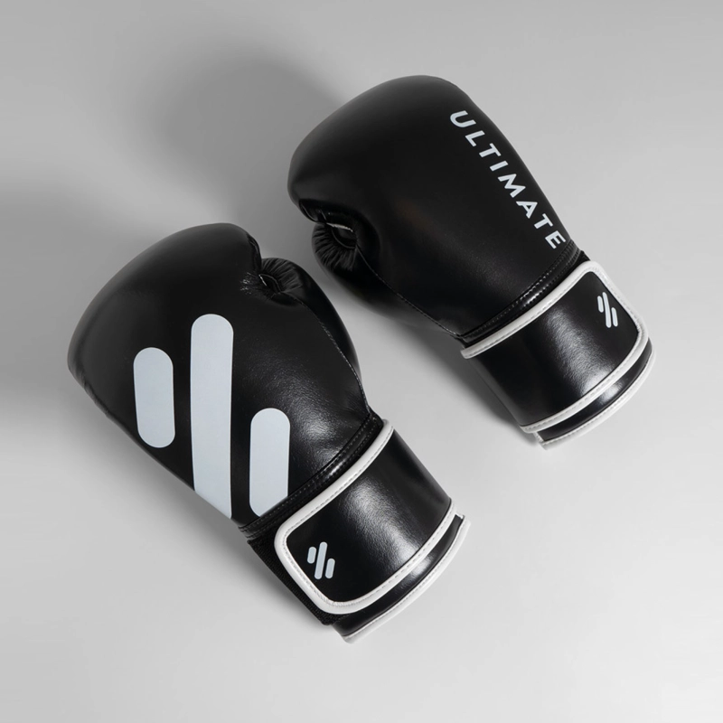 GUANTE BOXEO ALI - BLACK AND WHITE 12 OZ - 2