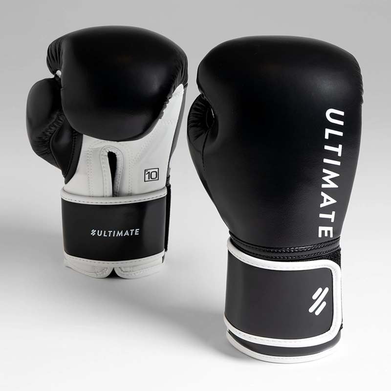 GUANTE BOXEO ALI - BLACK AND WHITE 10 OZ - 1