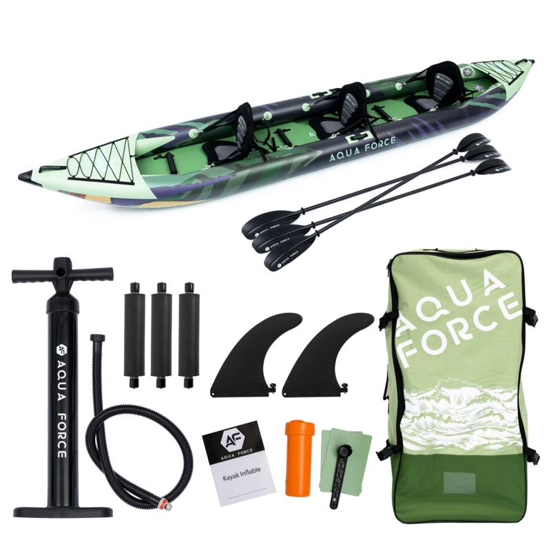 KAYAK INFLABLE DROP STITCH 3 PERSONAS 500CM TOUCAN - 2
